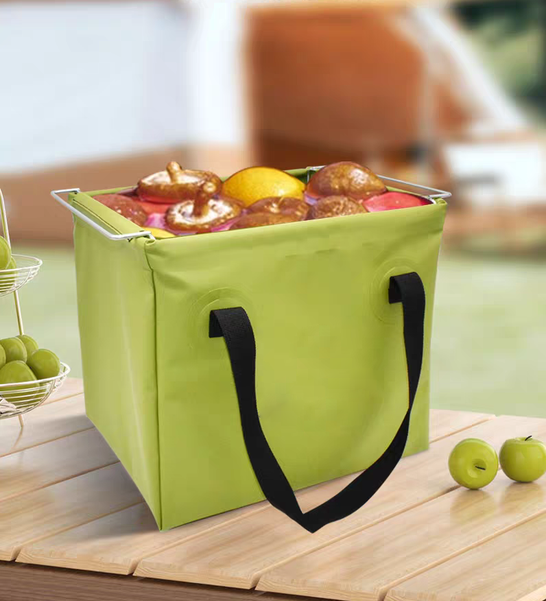 Latest Models PVC Water Bucket Folding Wash Basin Outdoor Kitchen Sink Waterproof Storage Container Stainless Steel Frame