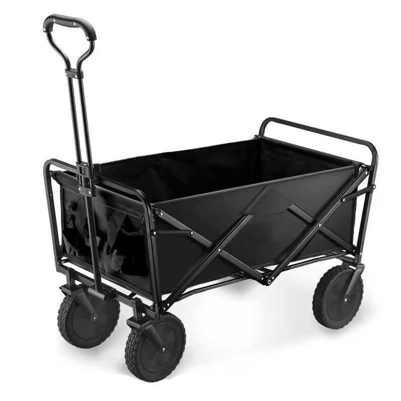 Outdoor Cart Camping Picnic Pull Carts Portable Foldable Adjustable Handcart Hand Push Picnic Trailer