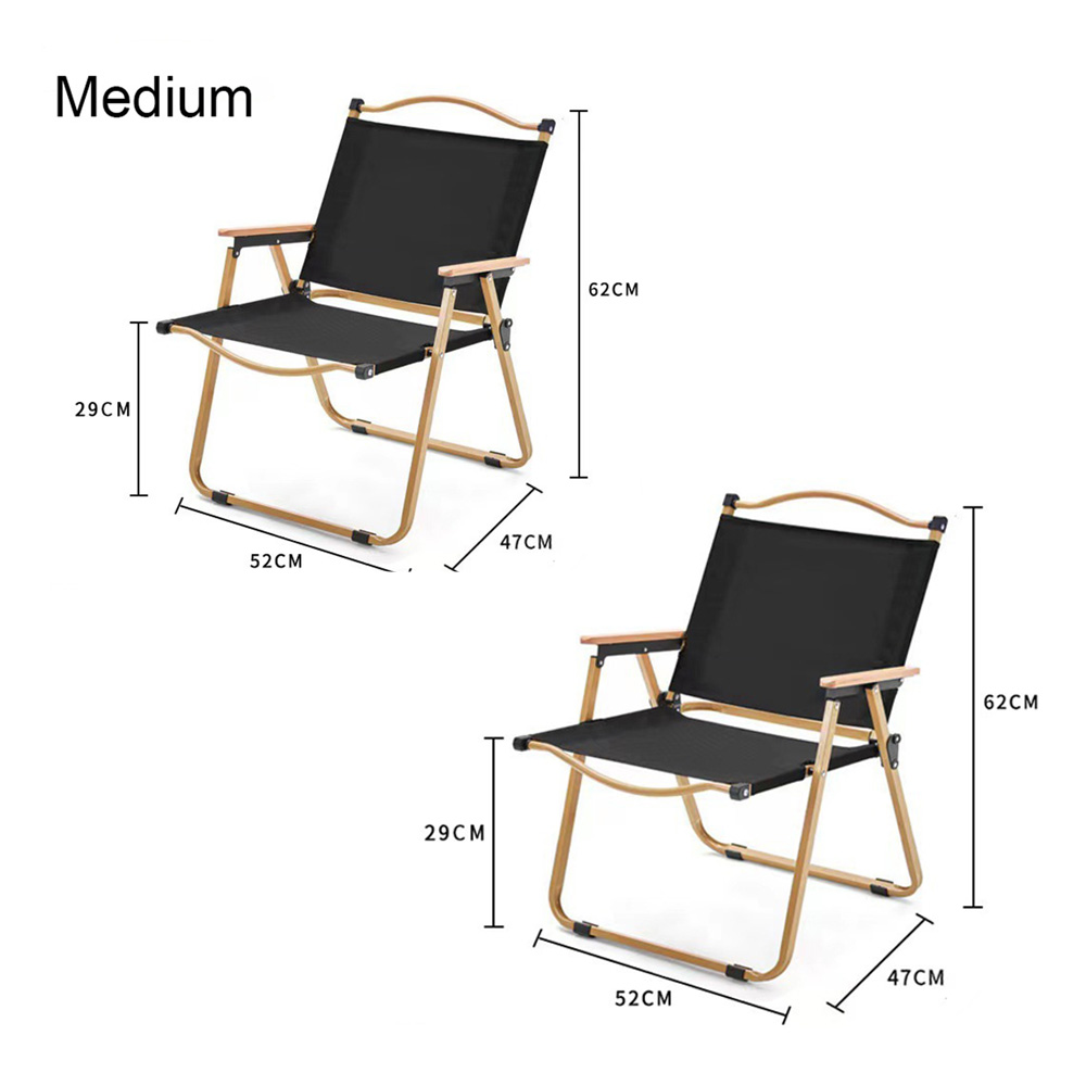 Outdoor portable folding chair fishing folding stool Medium Size
