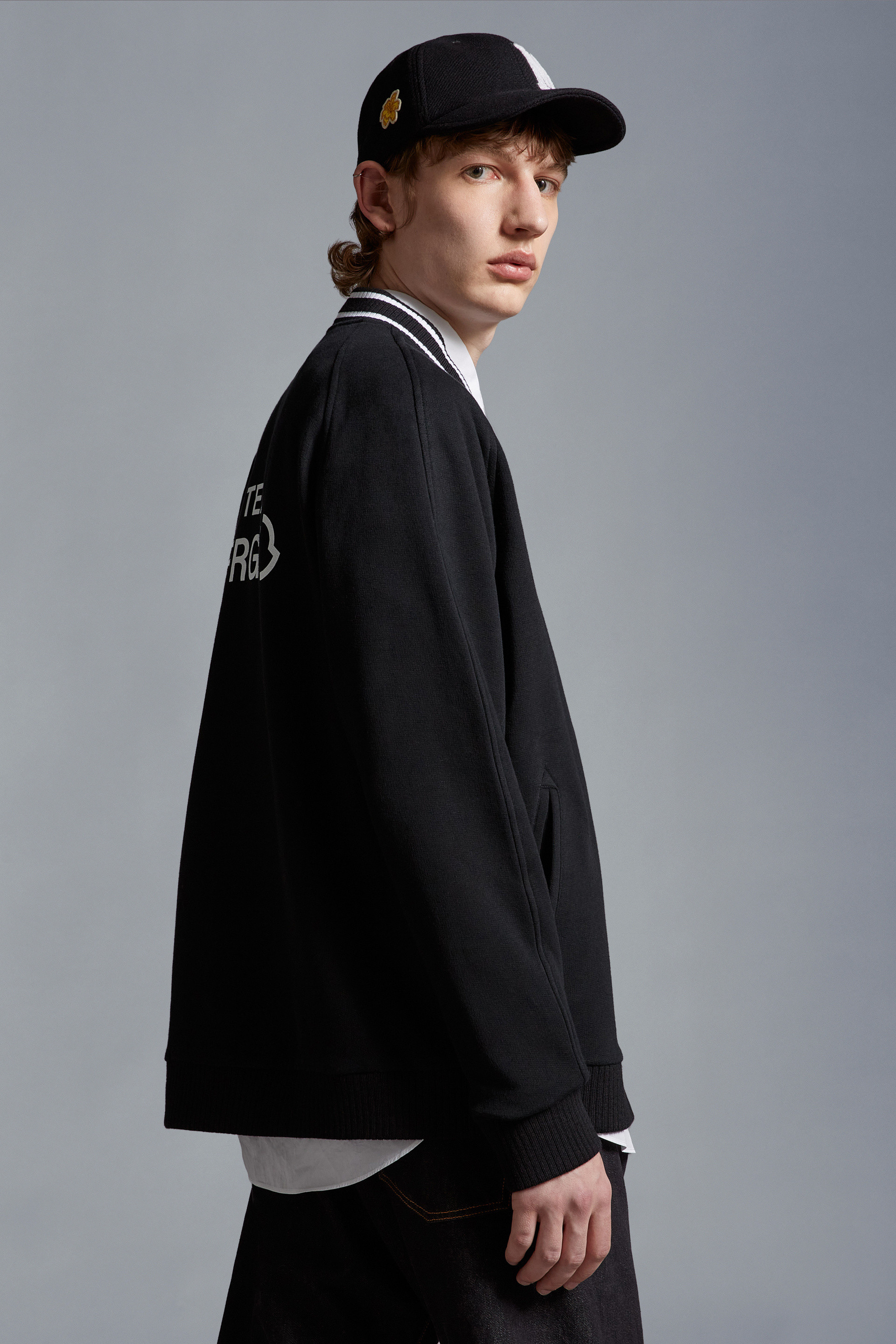 Varsity Fleece Cardigan