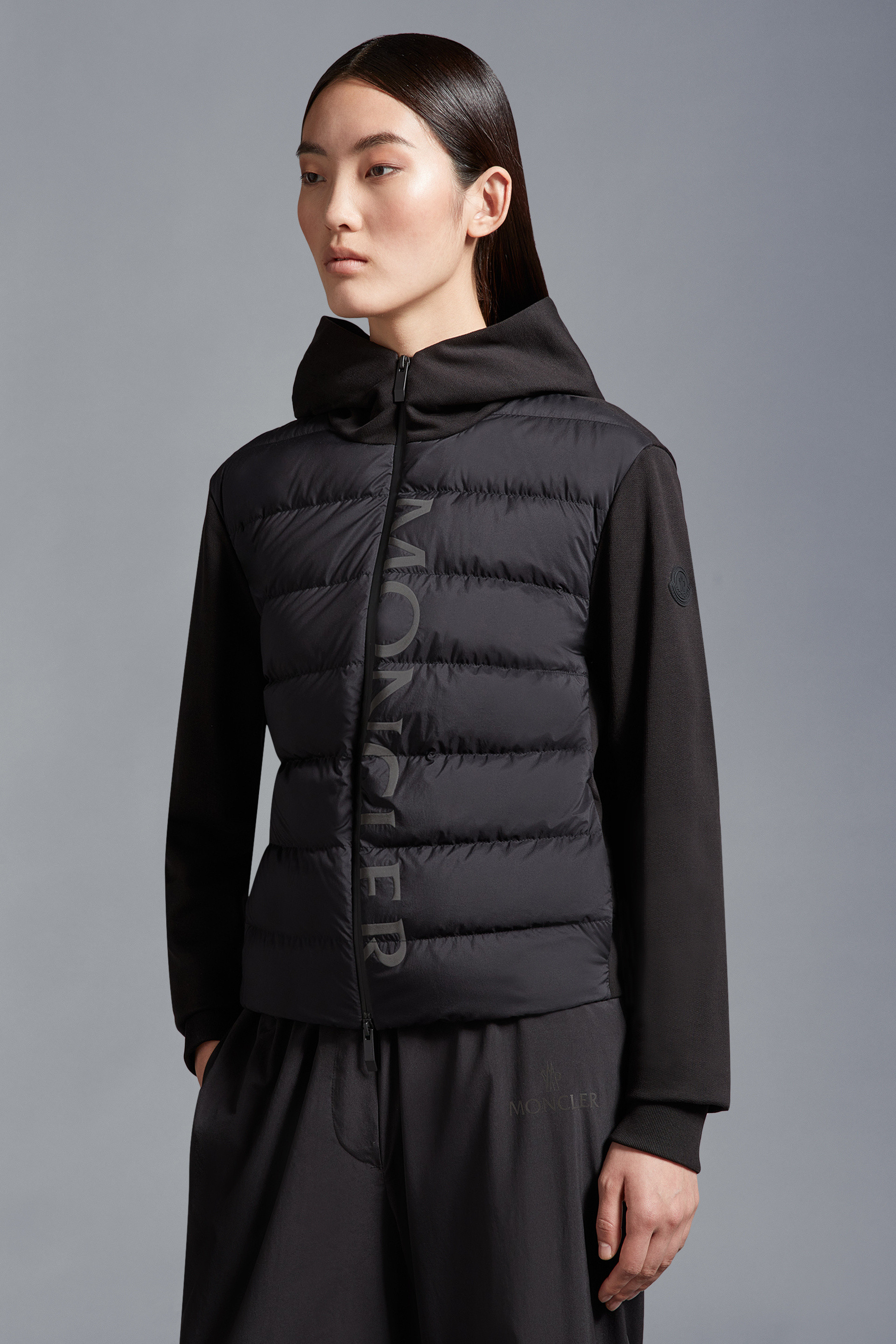 Padded Zip-Up Hoodie