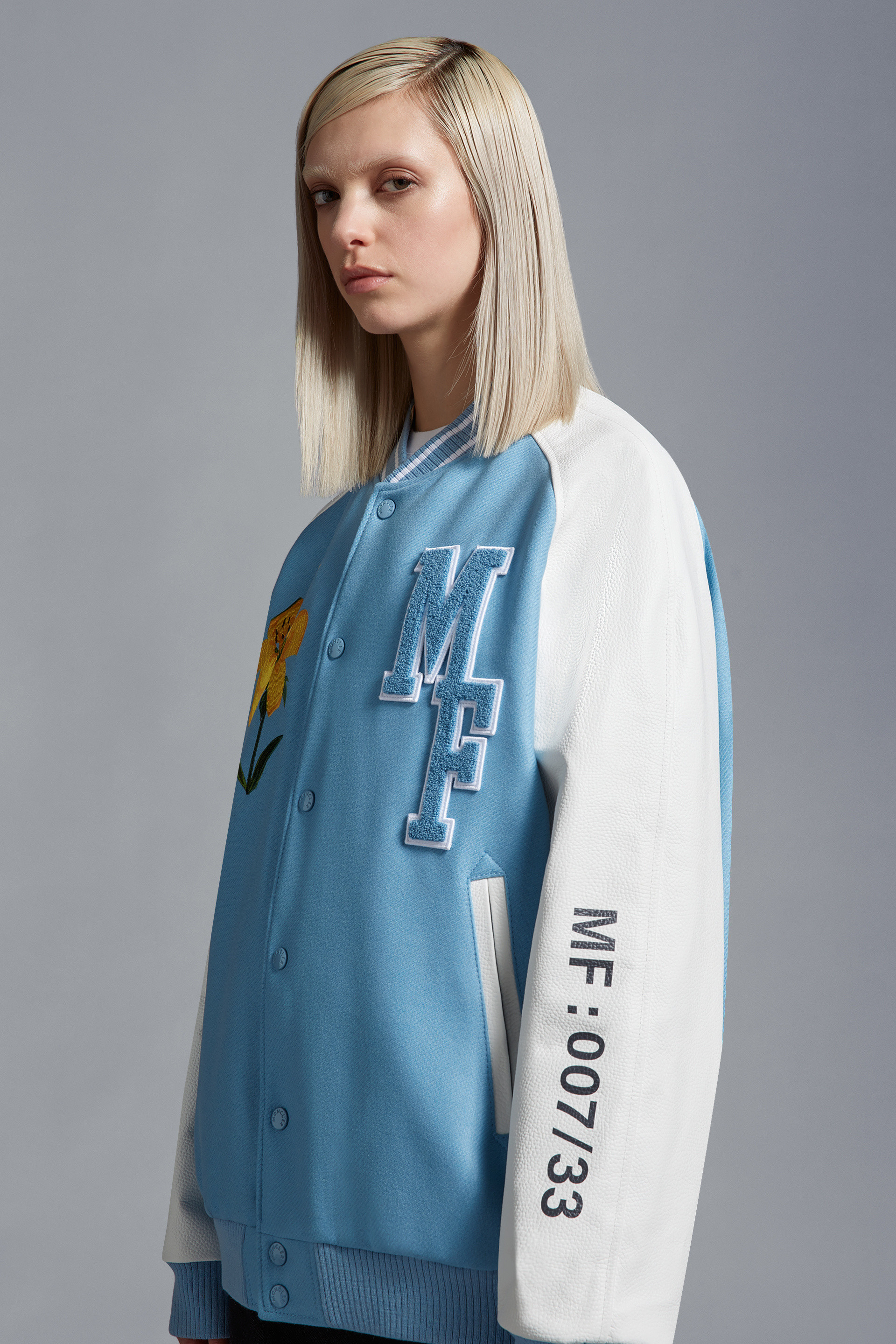 Celsia Down Varsity Jacket