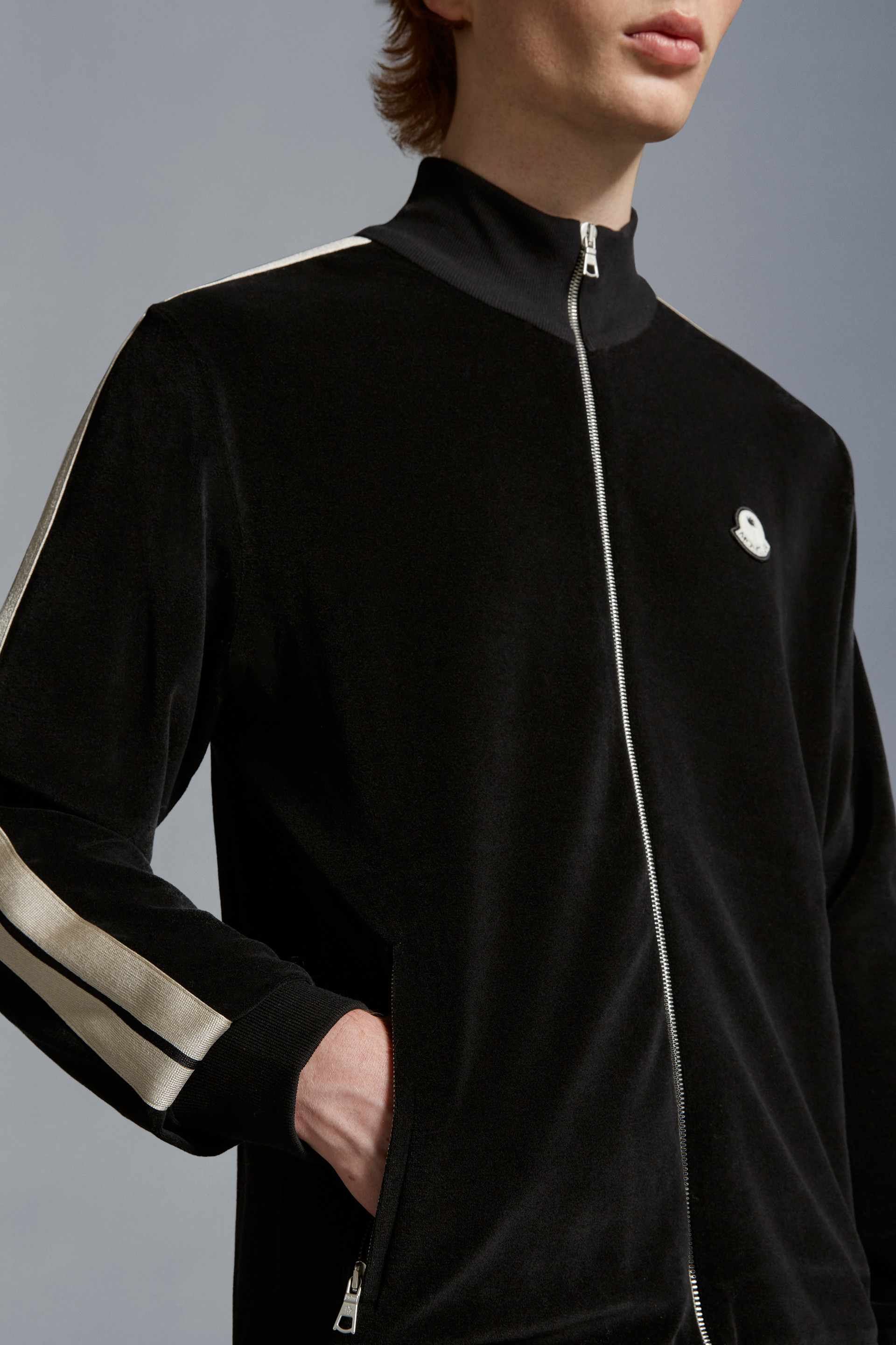 Chenille Zip-Up Sweatshirt