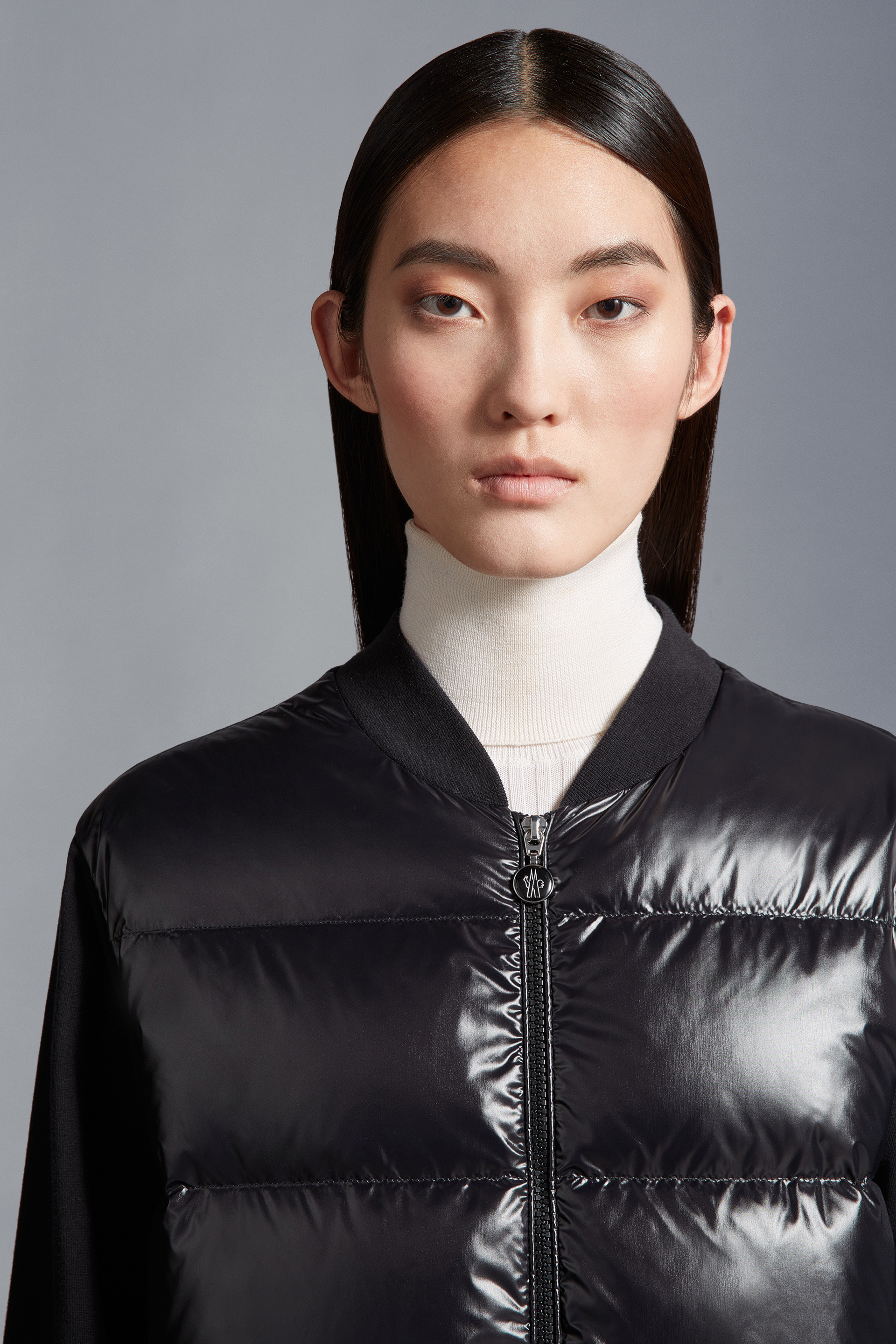 Padded Zip-Up Sweatshirt