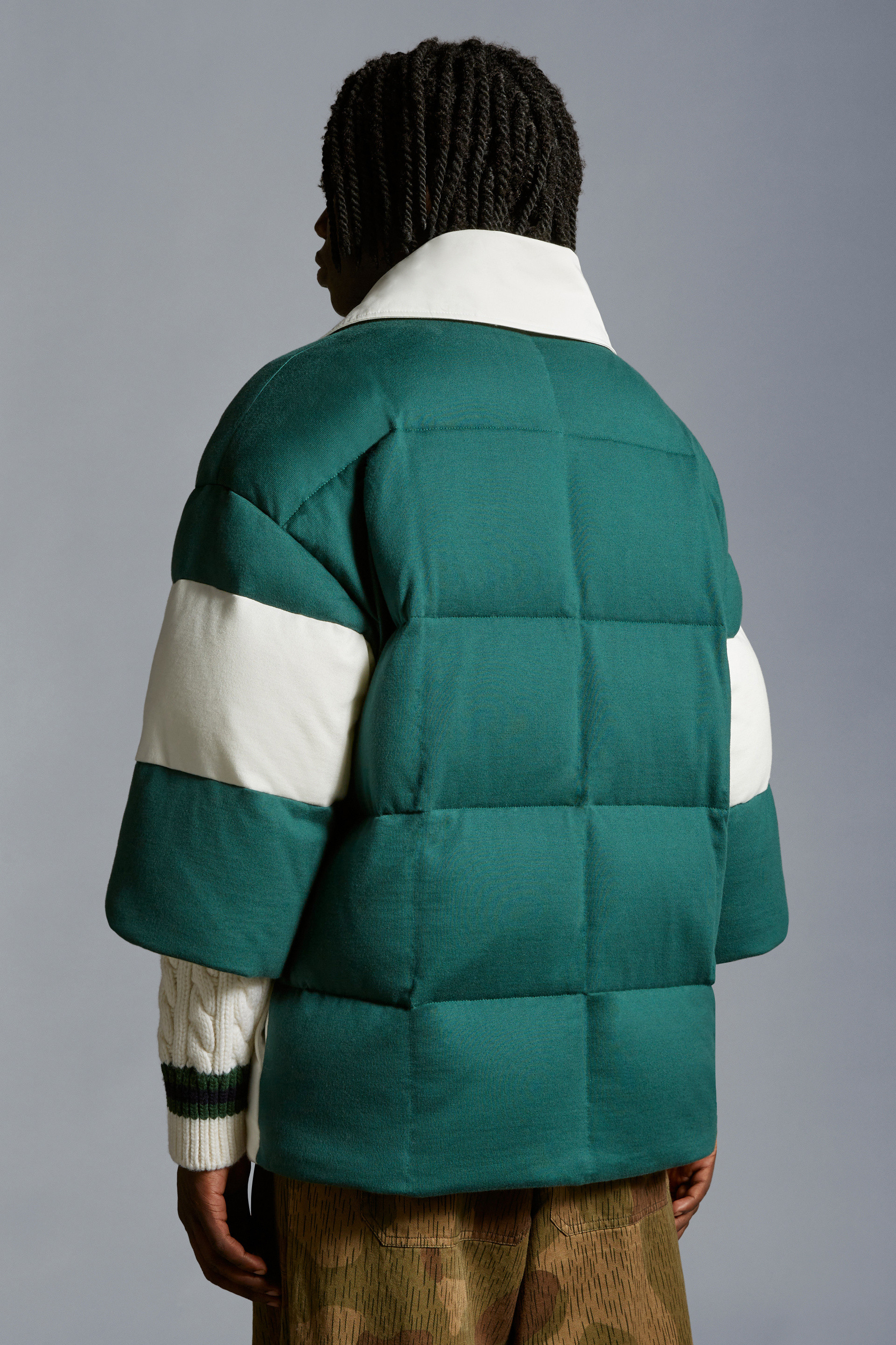 Padded Striped Polo Shirt