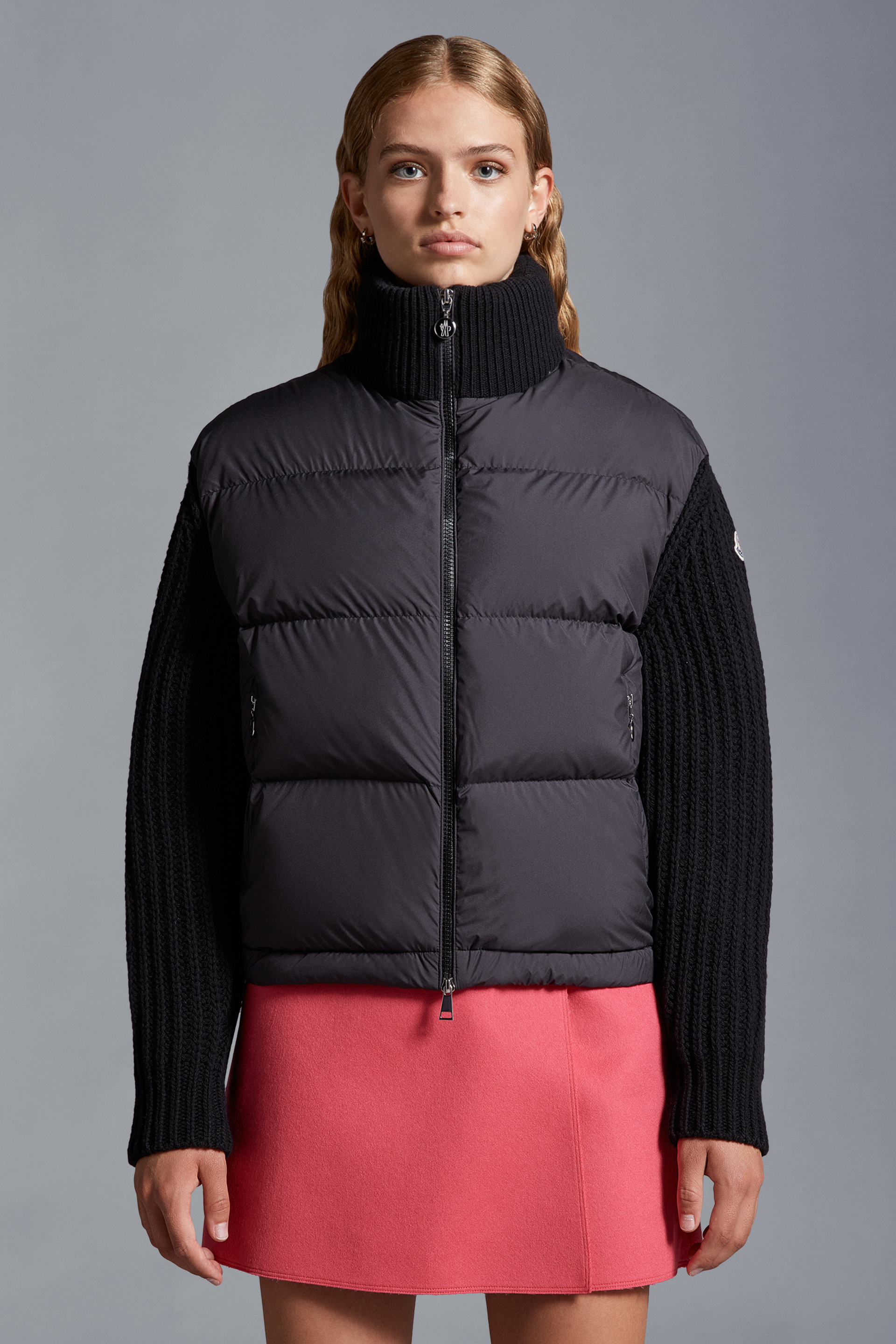 Padded Wool Cardigan