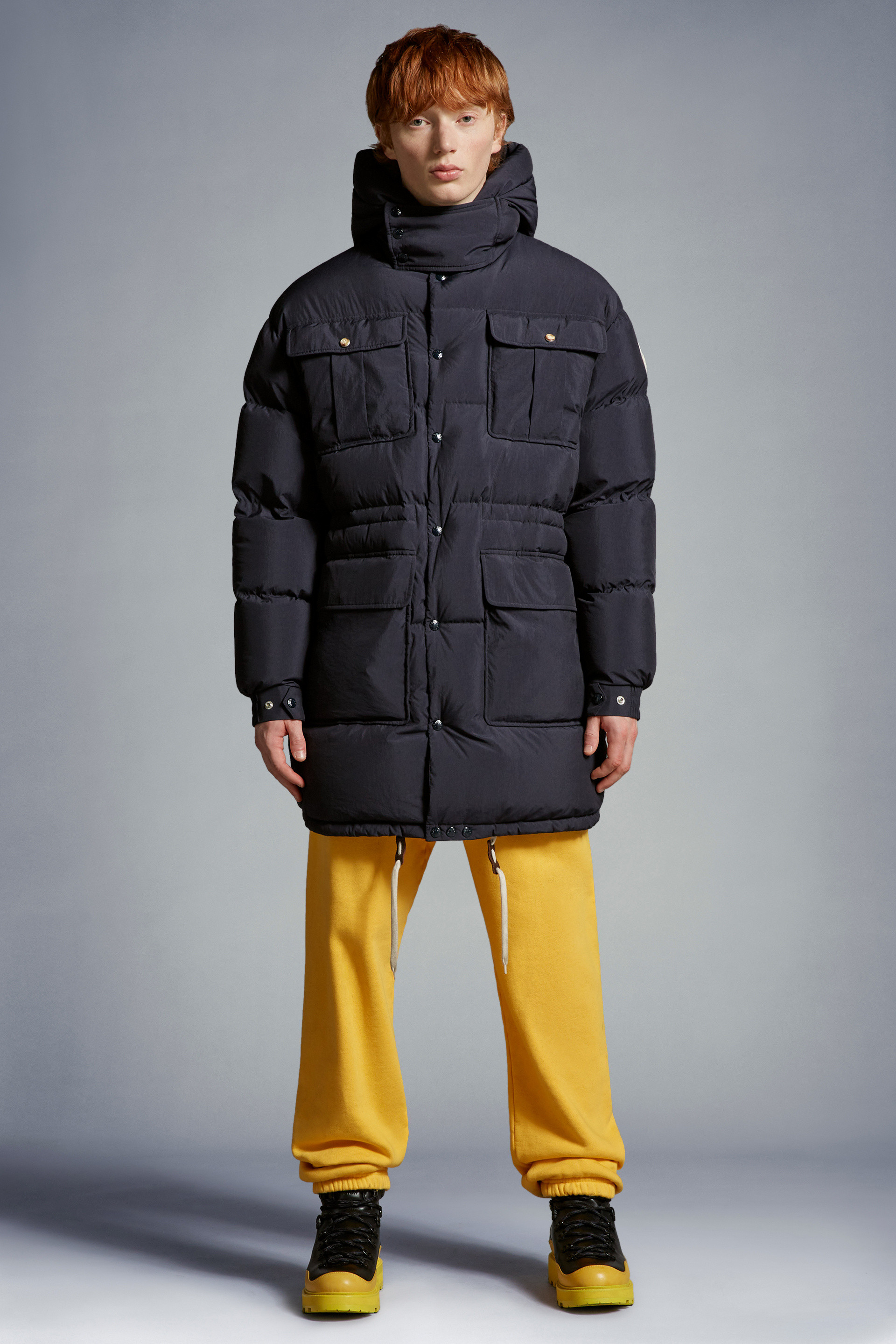 Pentaflake Long Down Jacket
