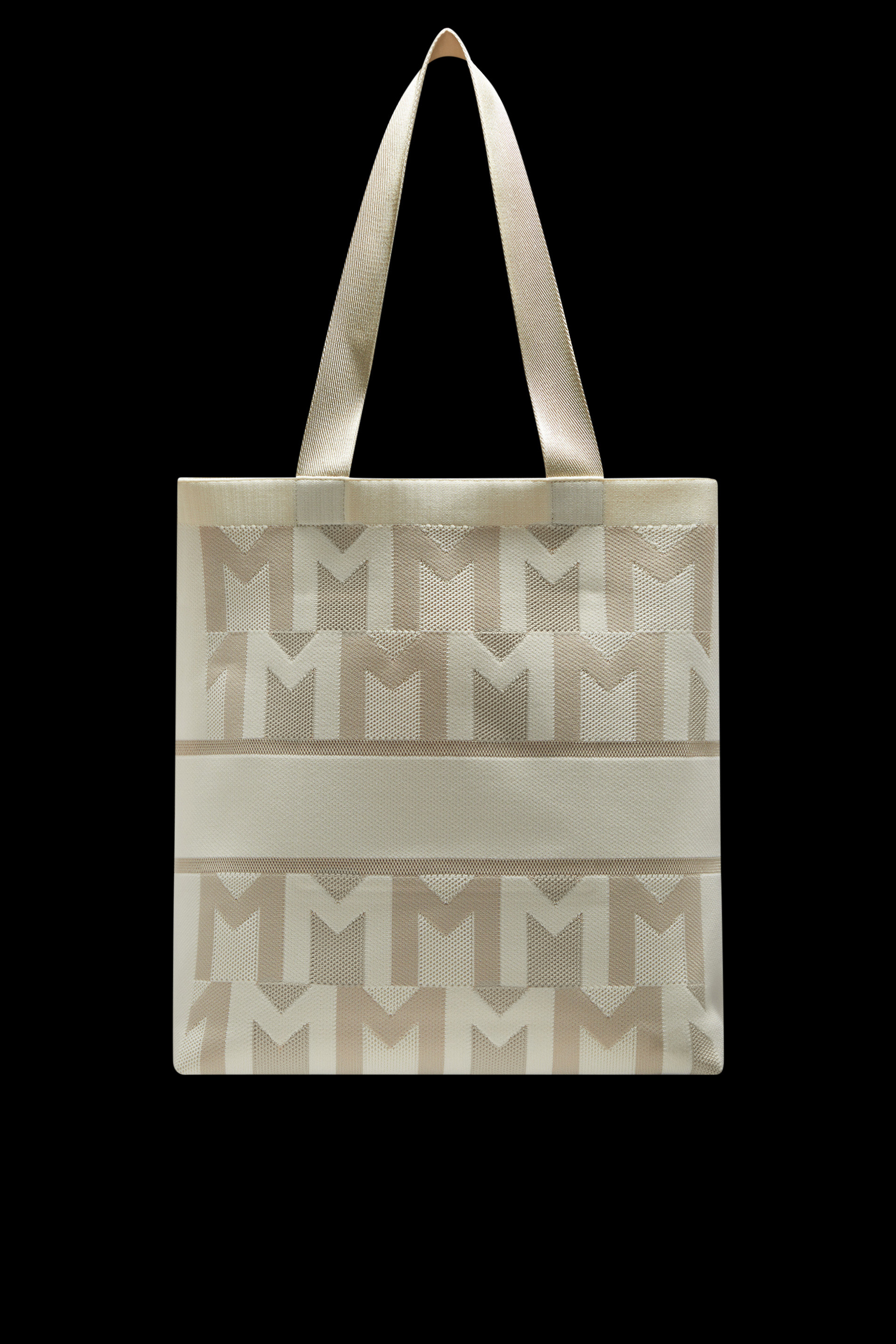 Monogram Knit Tote Bag