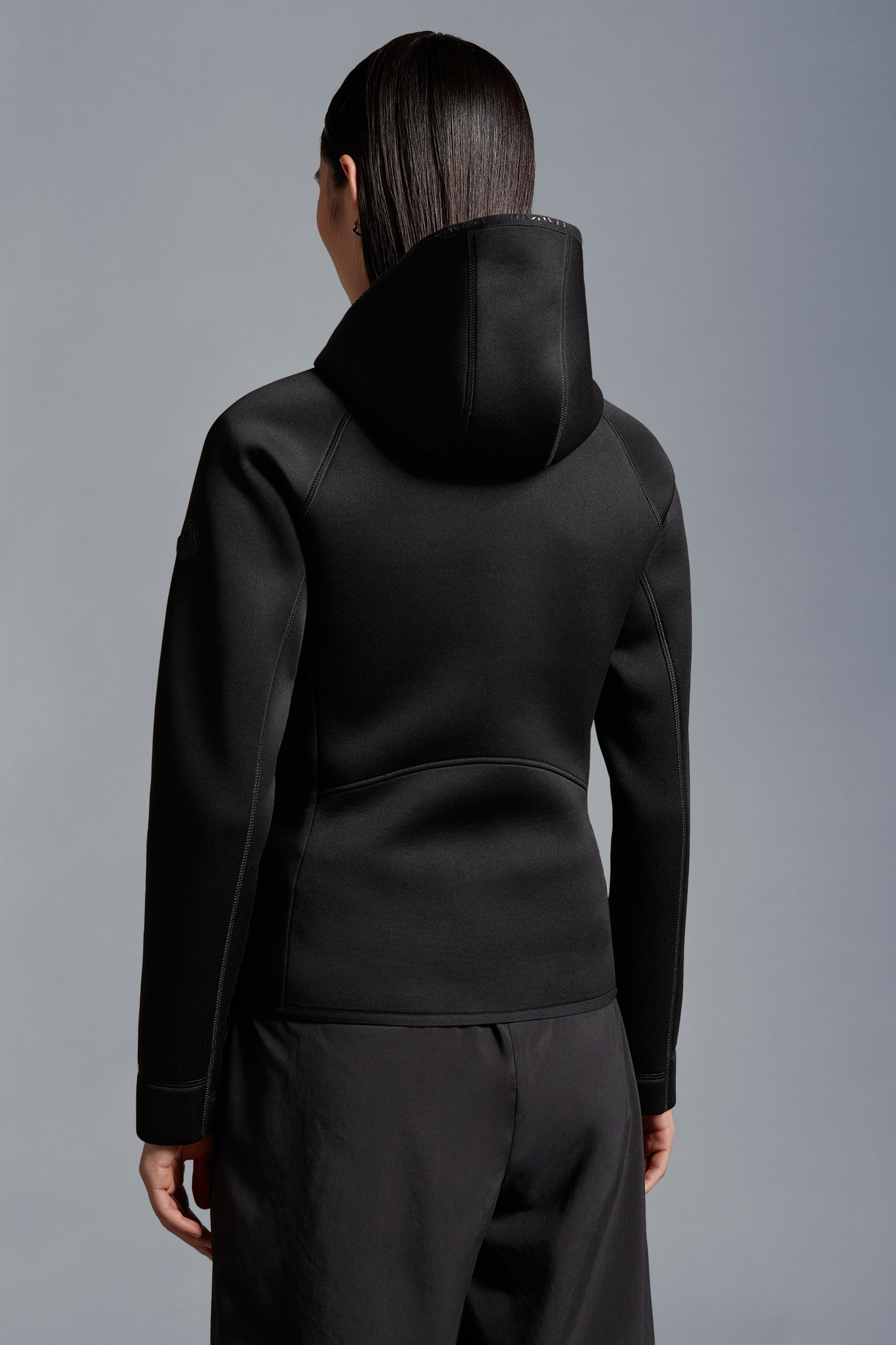 Neoprene Zip-Up Hoodie