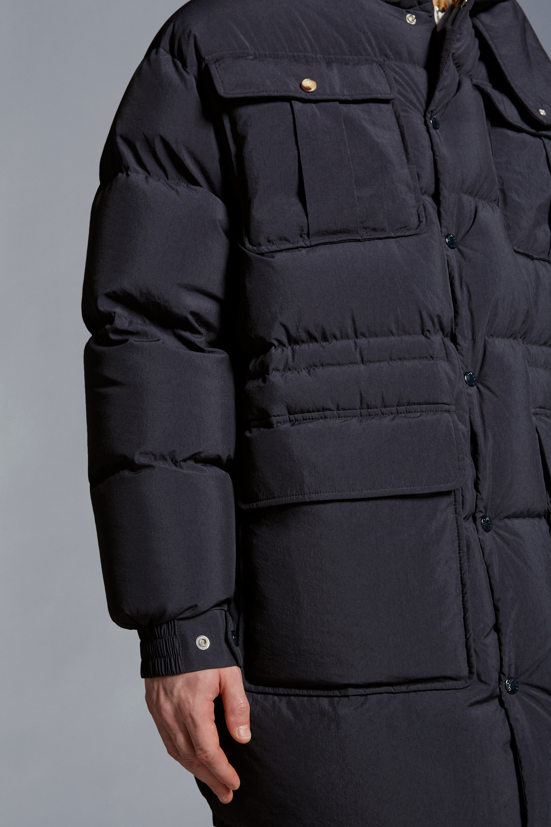 Pentaflake Long Down Jacket