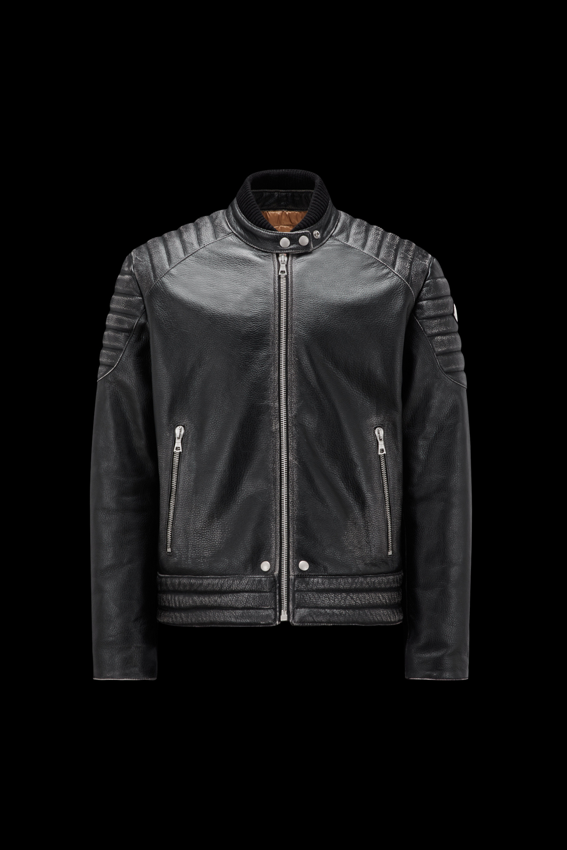 Vicsek Leather Down Jacket