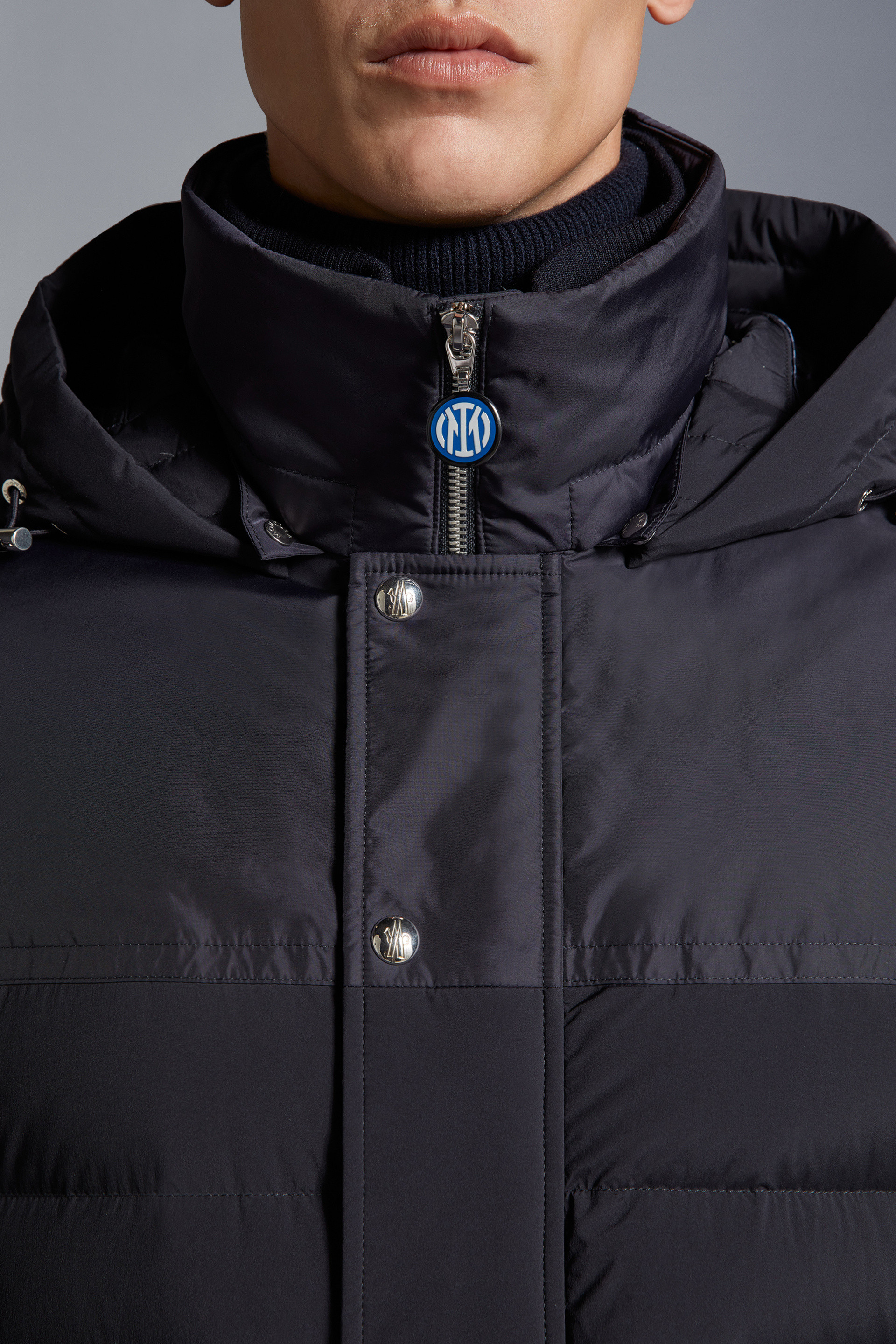 Inter x Moncler Short Down Jacket