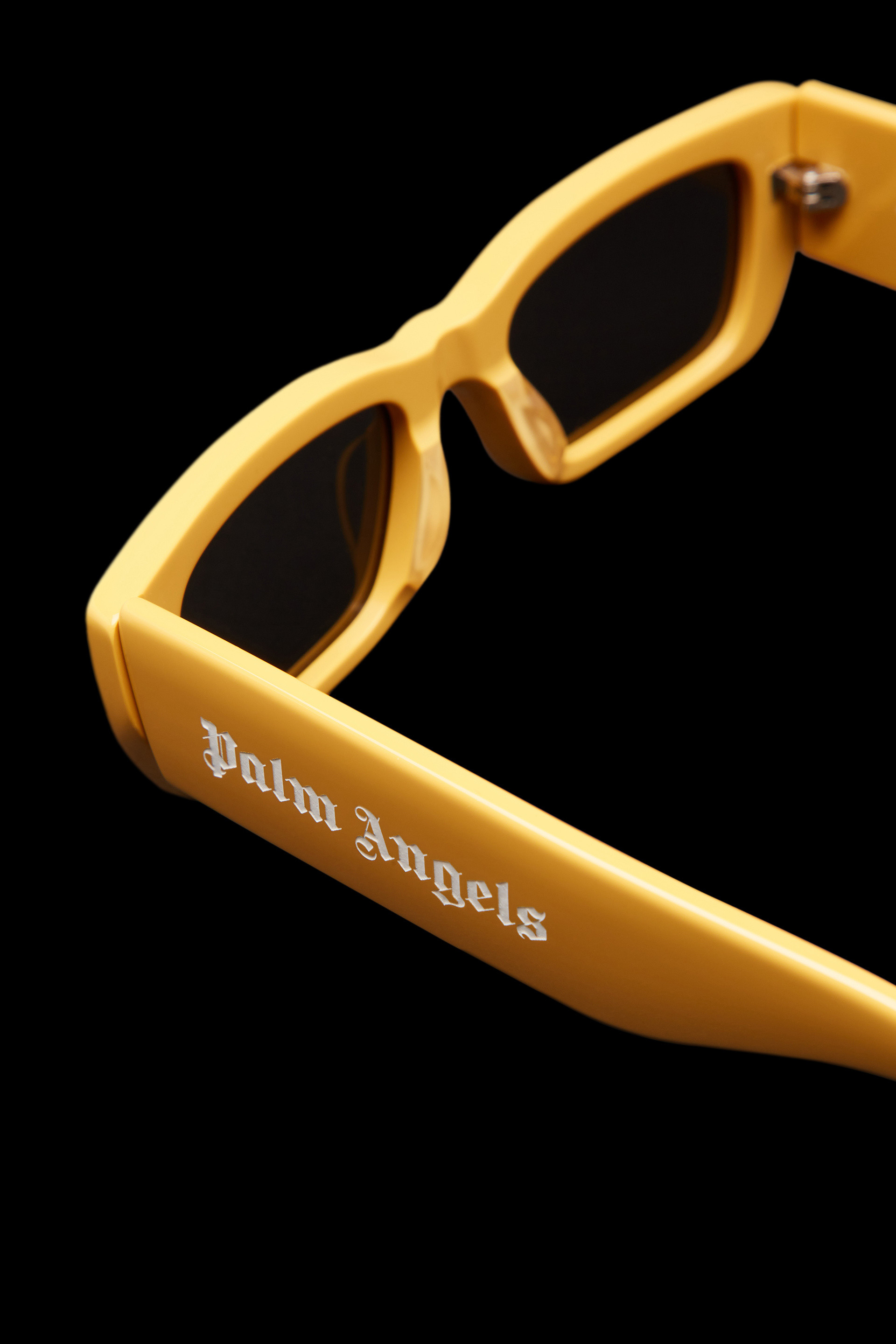 Crystal-Encrusted Rectangular Sunglasses