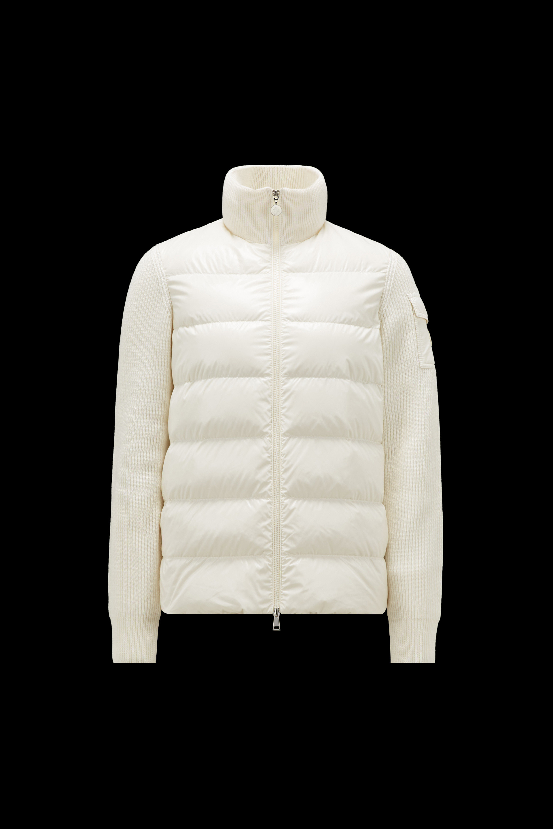 Padded Wool Cardigan