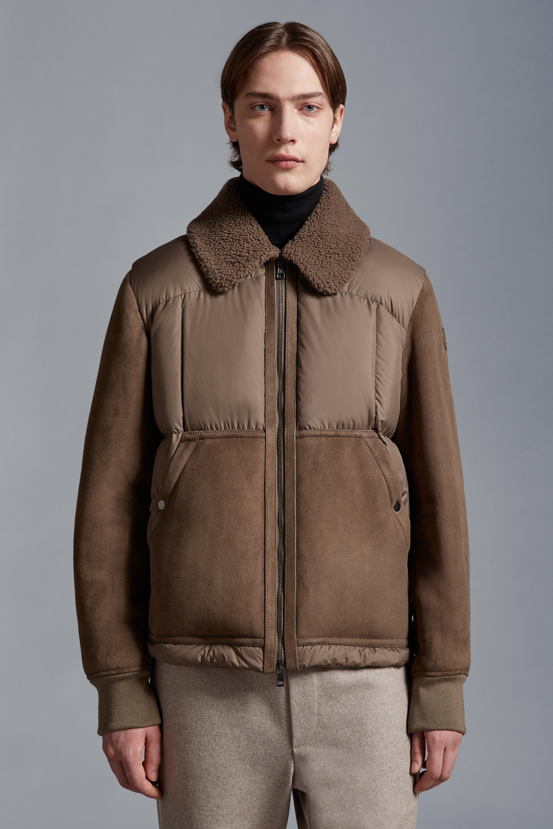 Gers Leather Down Jacket