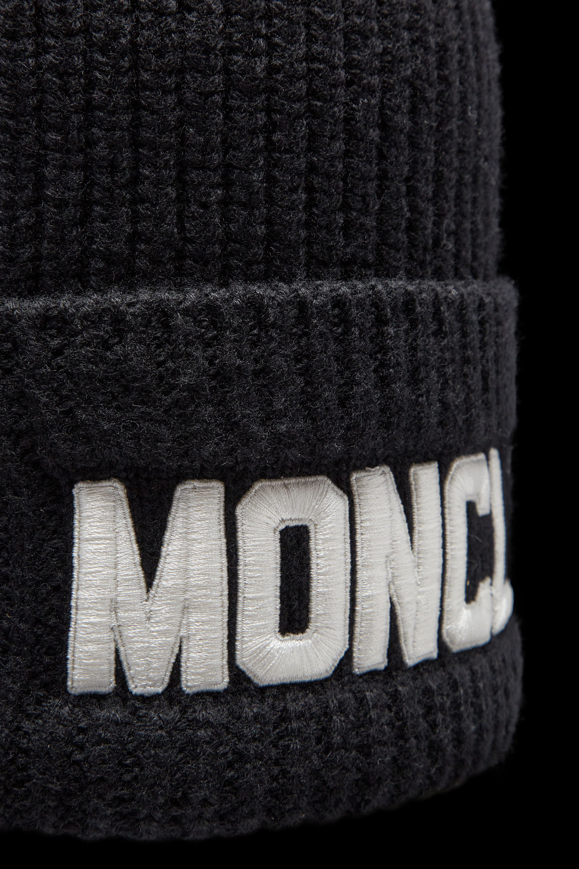 Embroidered Logo Wool Beanie