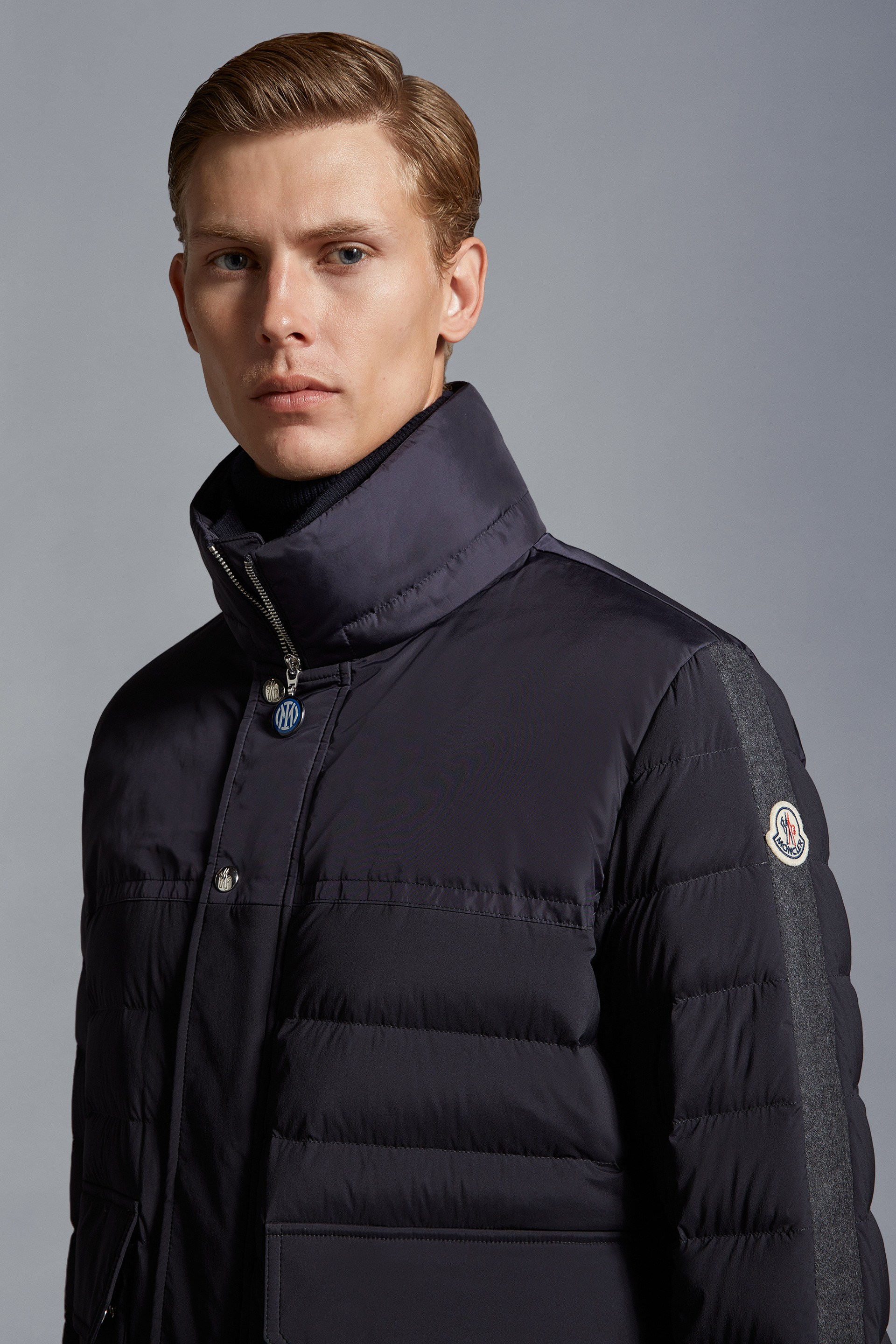 Inter x Moncler Short Down Jacket
