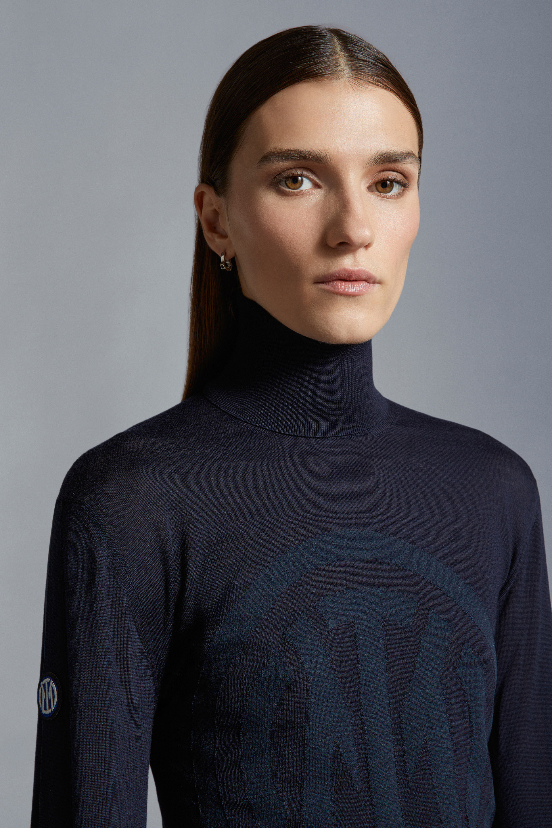 Inter x Moncler Wool Turtleneck Sweater