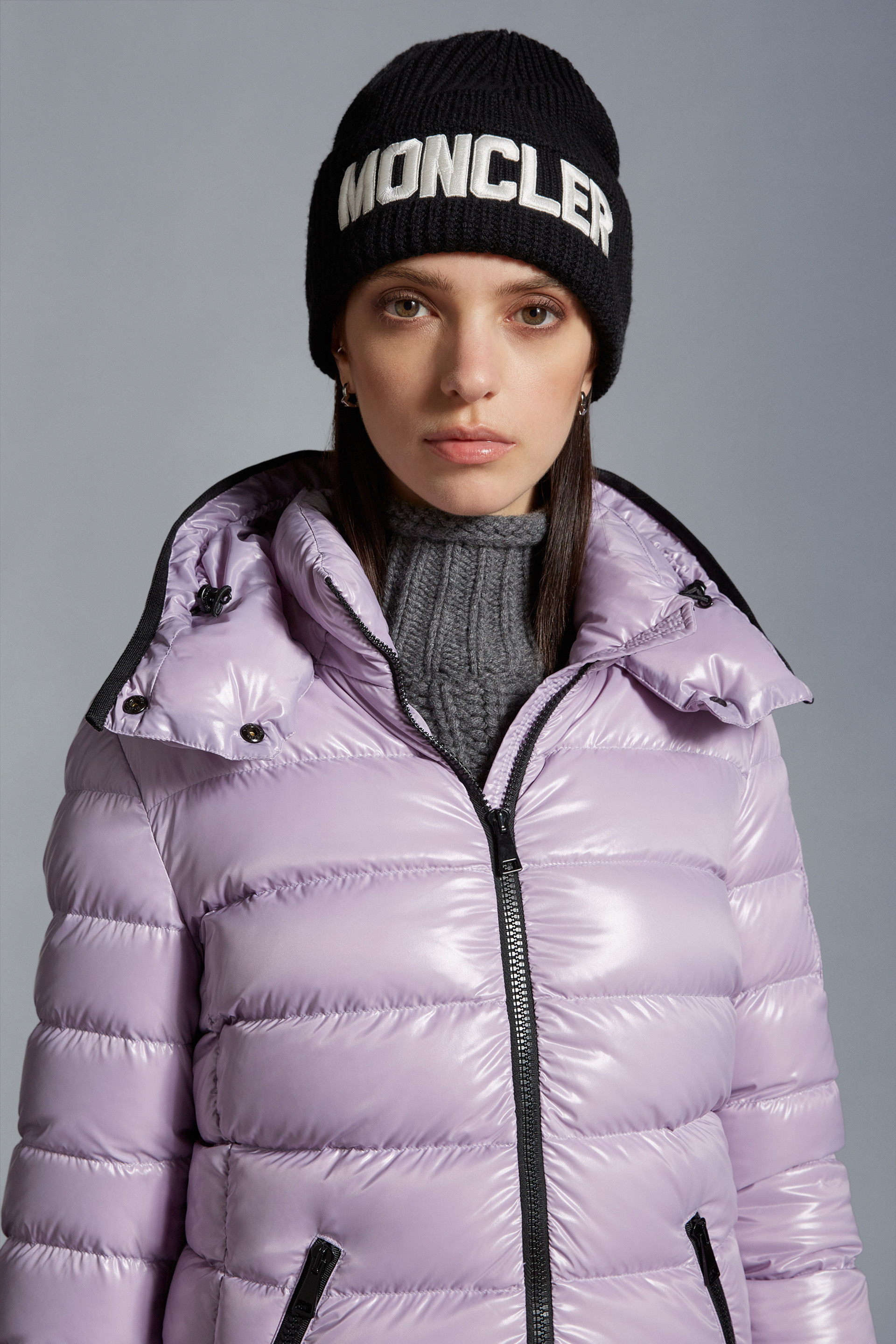 Embroidered Logo Wool Beanie