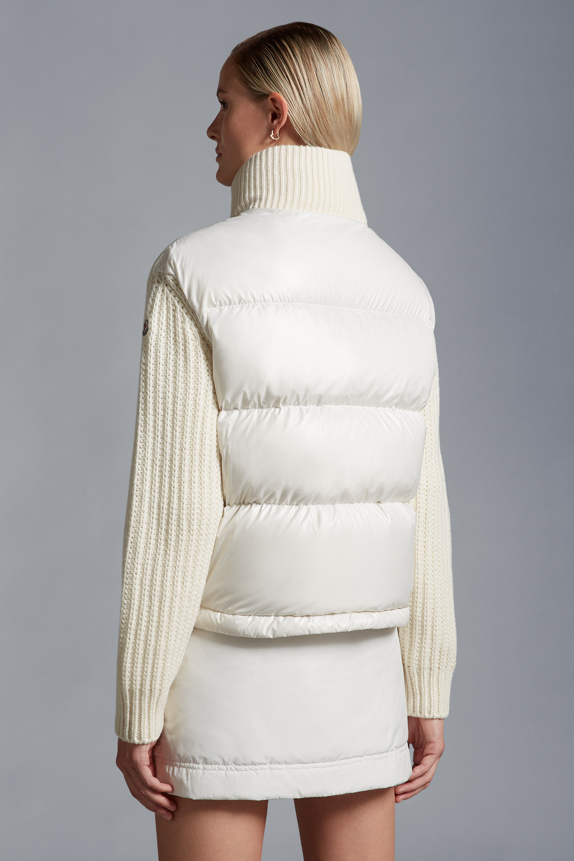 Padded Wool Cardigan