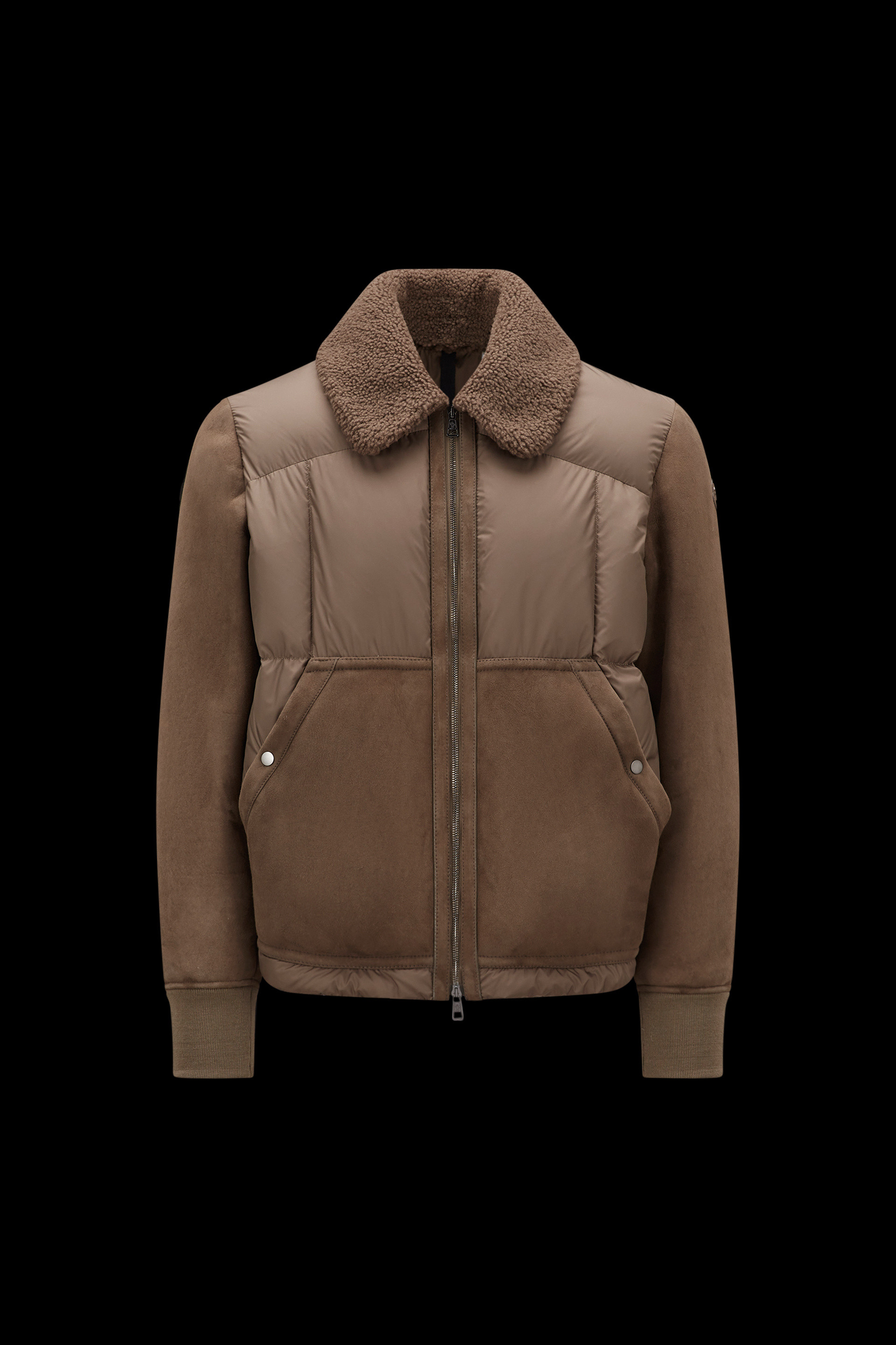 Gers Leather Down Jacket