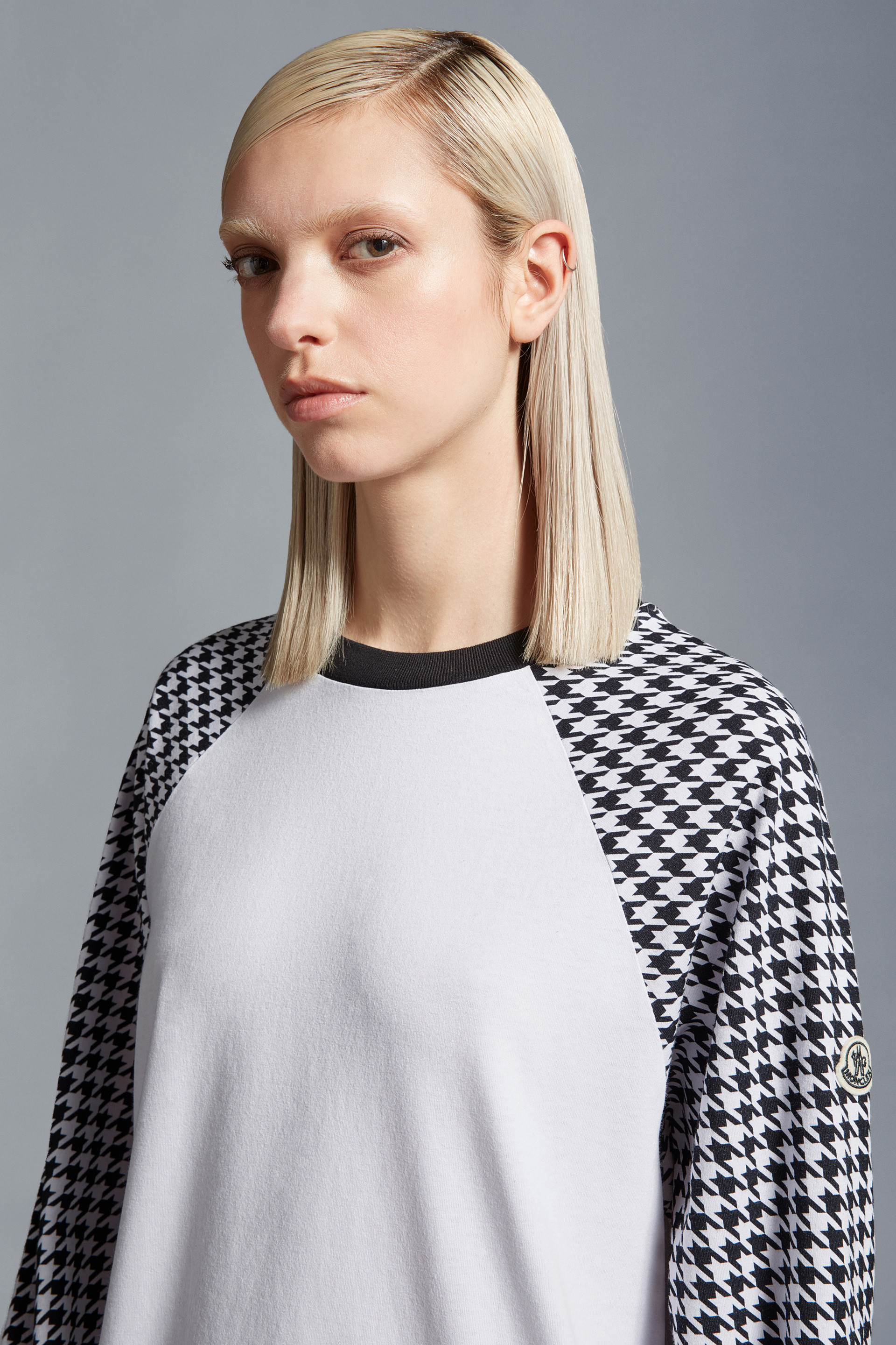 Houndstooth Long Sleeve T-Shirt