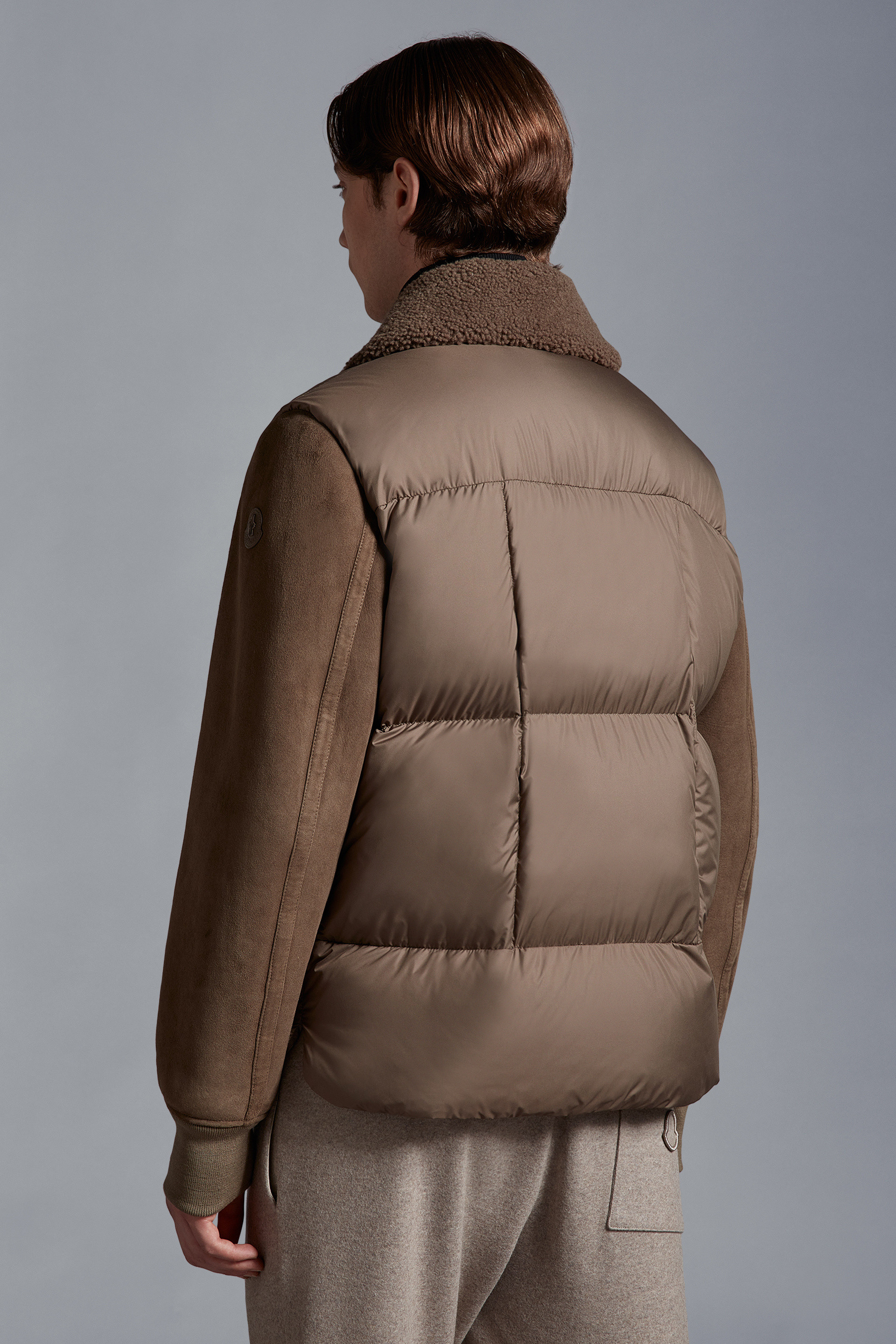 Gers Leather Down Jacket