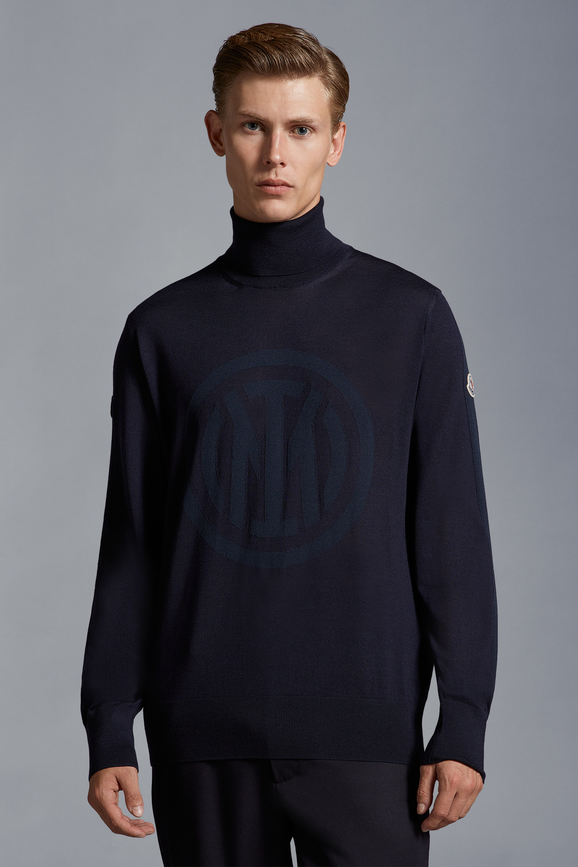Inter x Moncler Wool Turtleneck Sweater