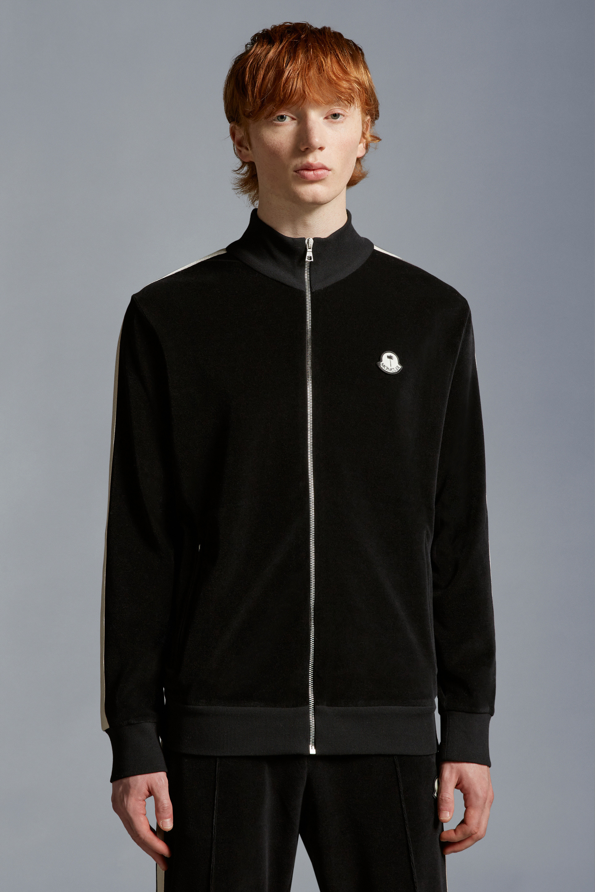 Chenille Zip-Up Sweatshirt