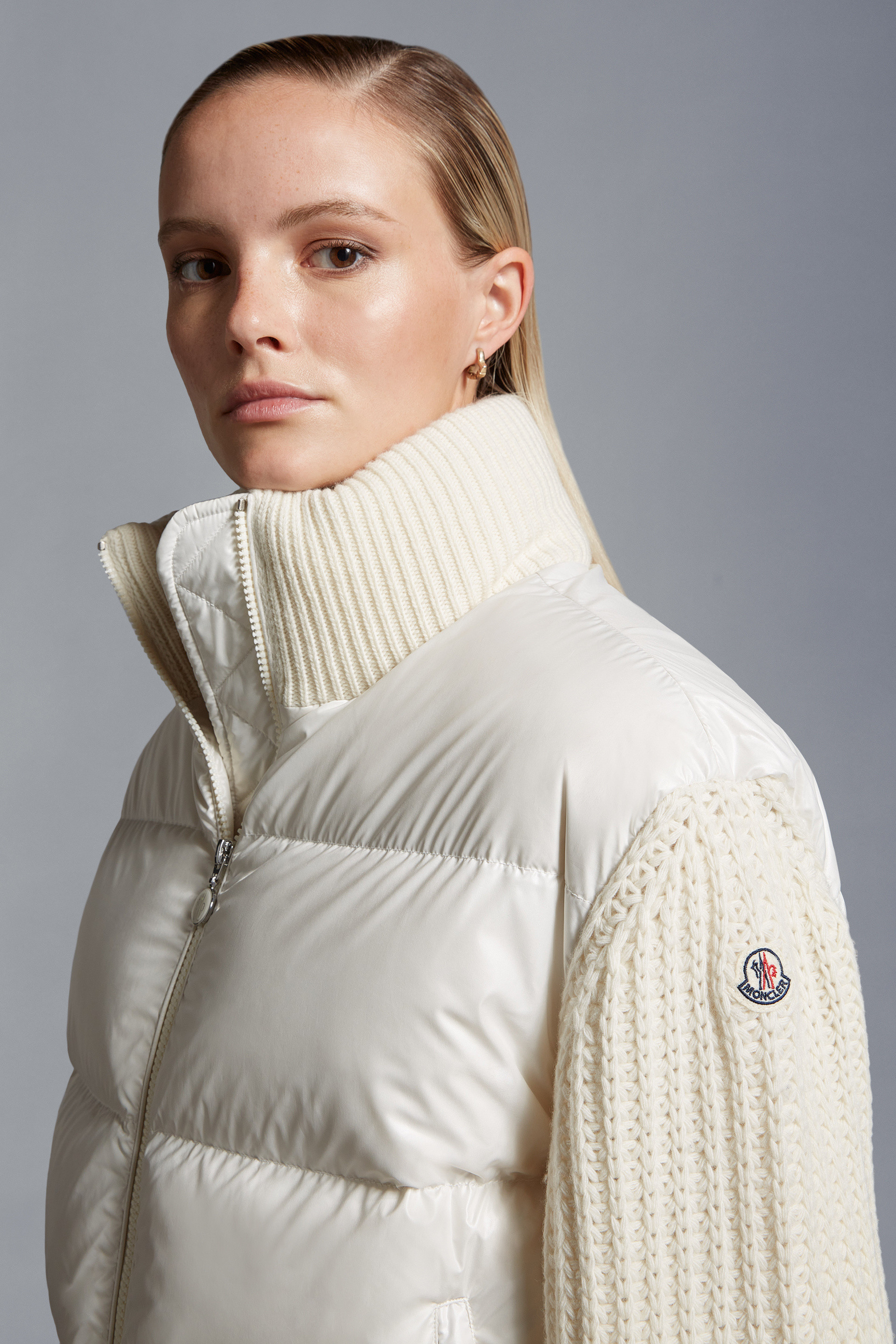 Padded Wool Cardigan