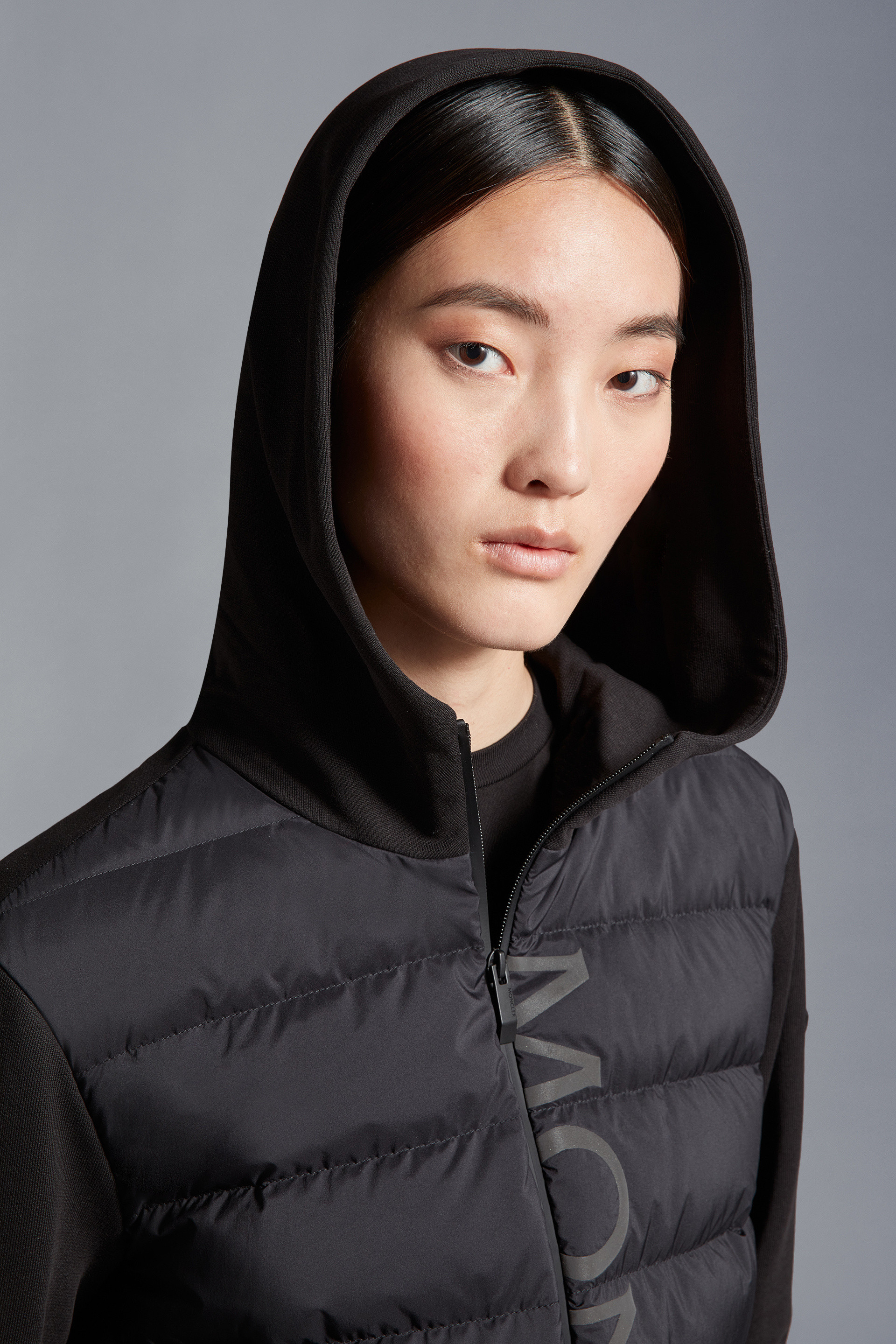 Padded Zip-Up Hoodie