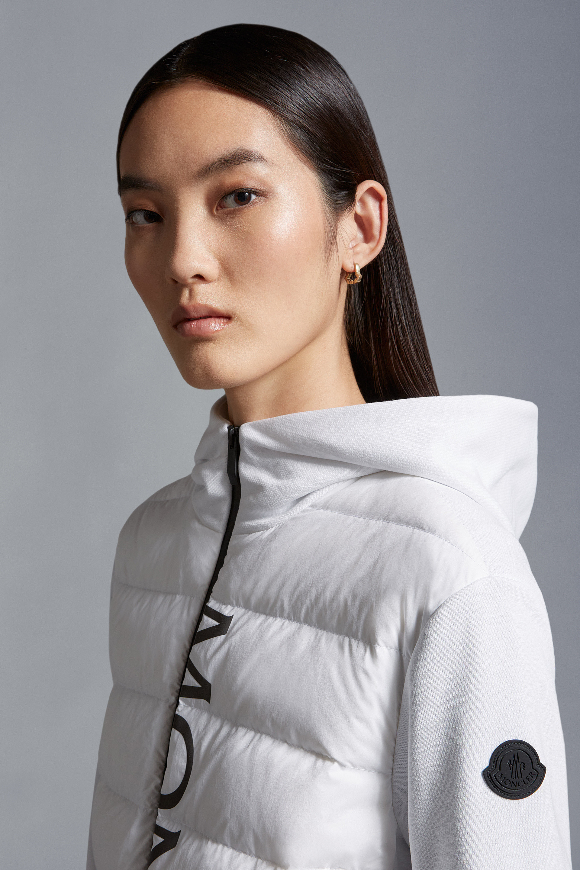 Padded Zip-Up Hoodie