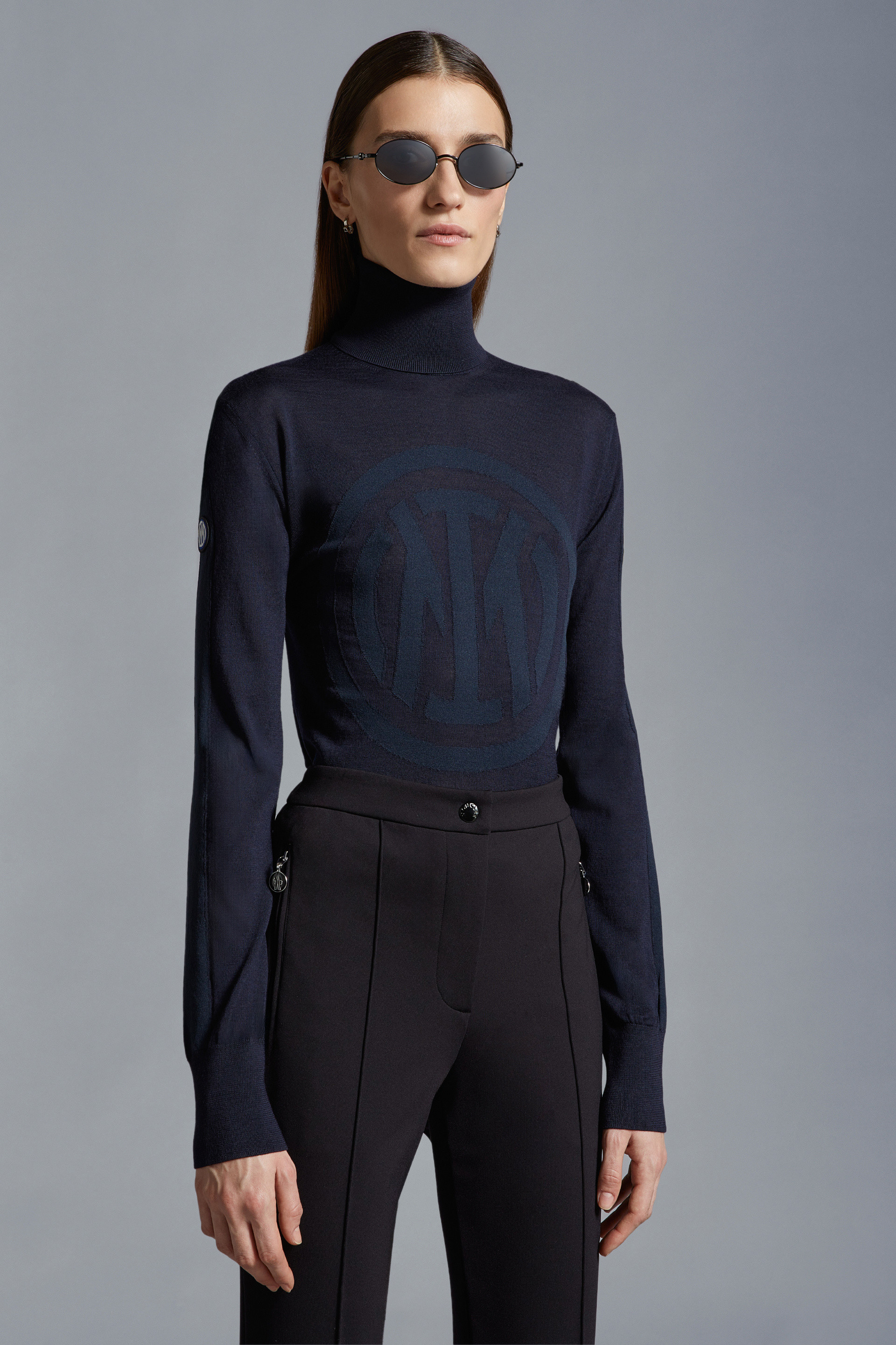 Inter x Moncler Wool Turtleneck Sweater