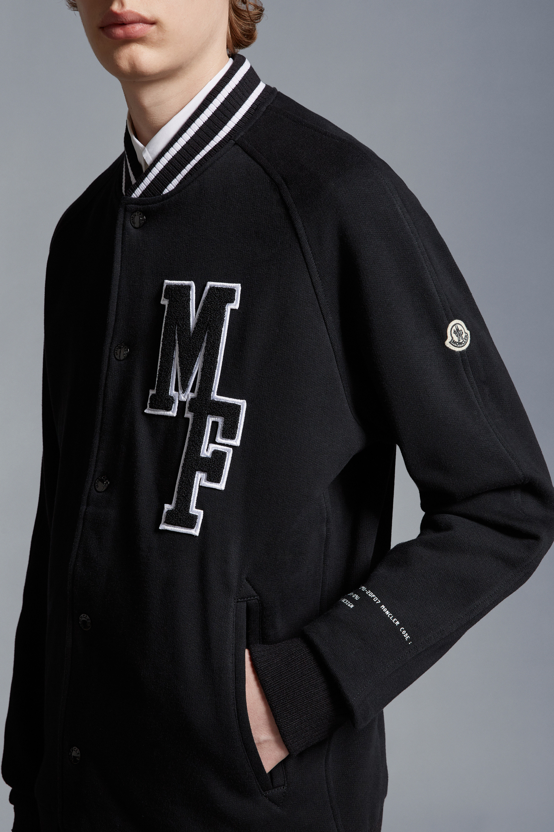 Varsity Fleece Cardigan