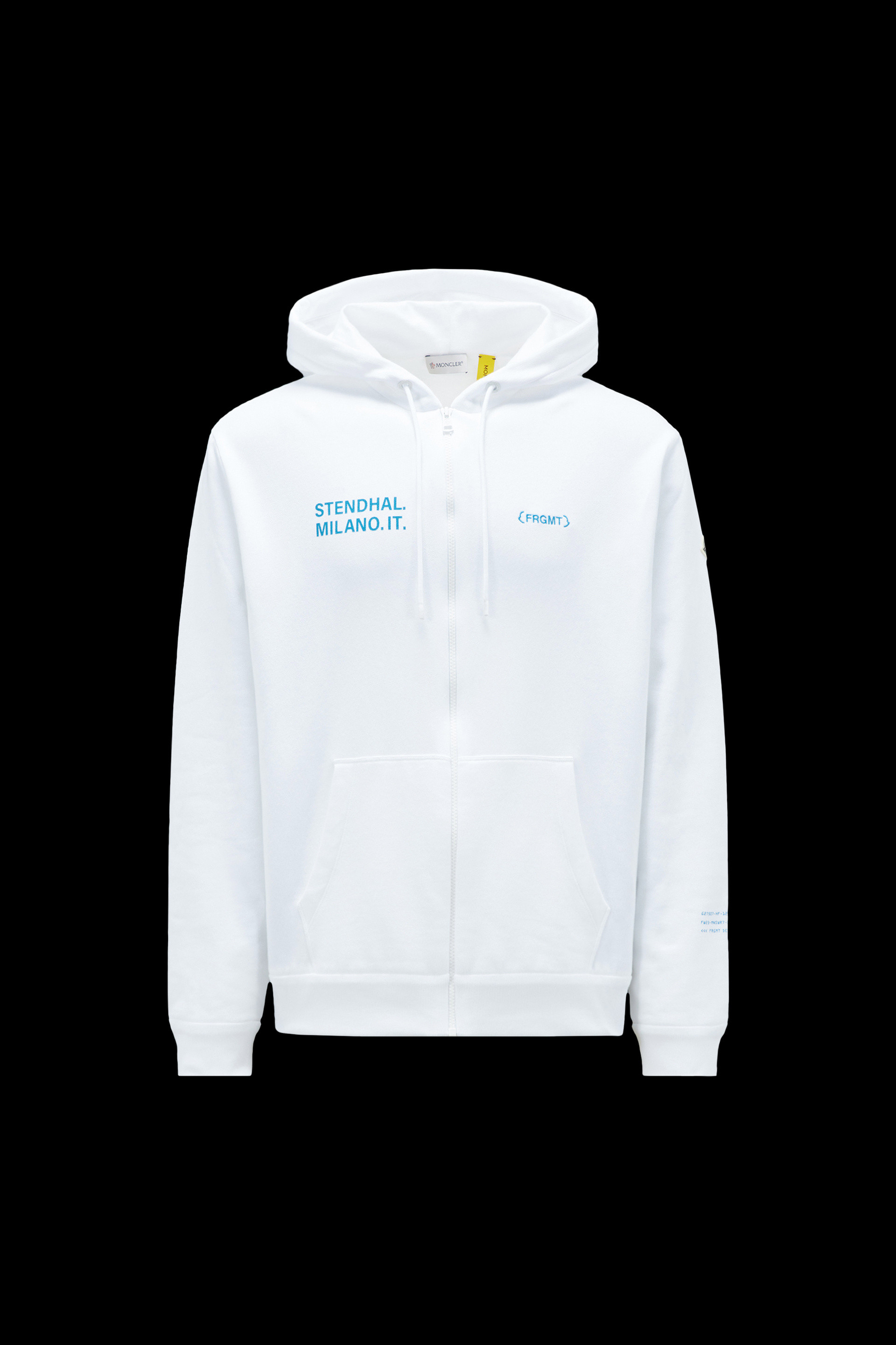Logo Motif Zip-Up Hoodie