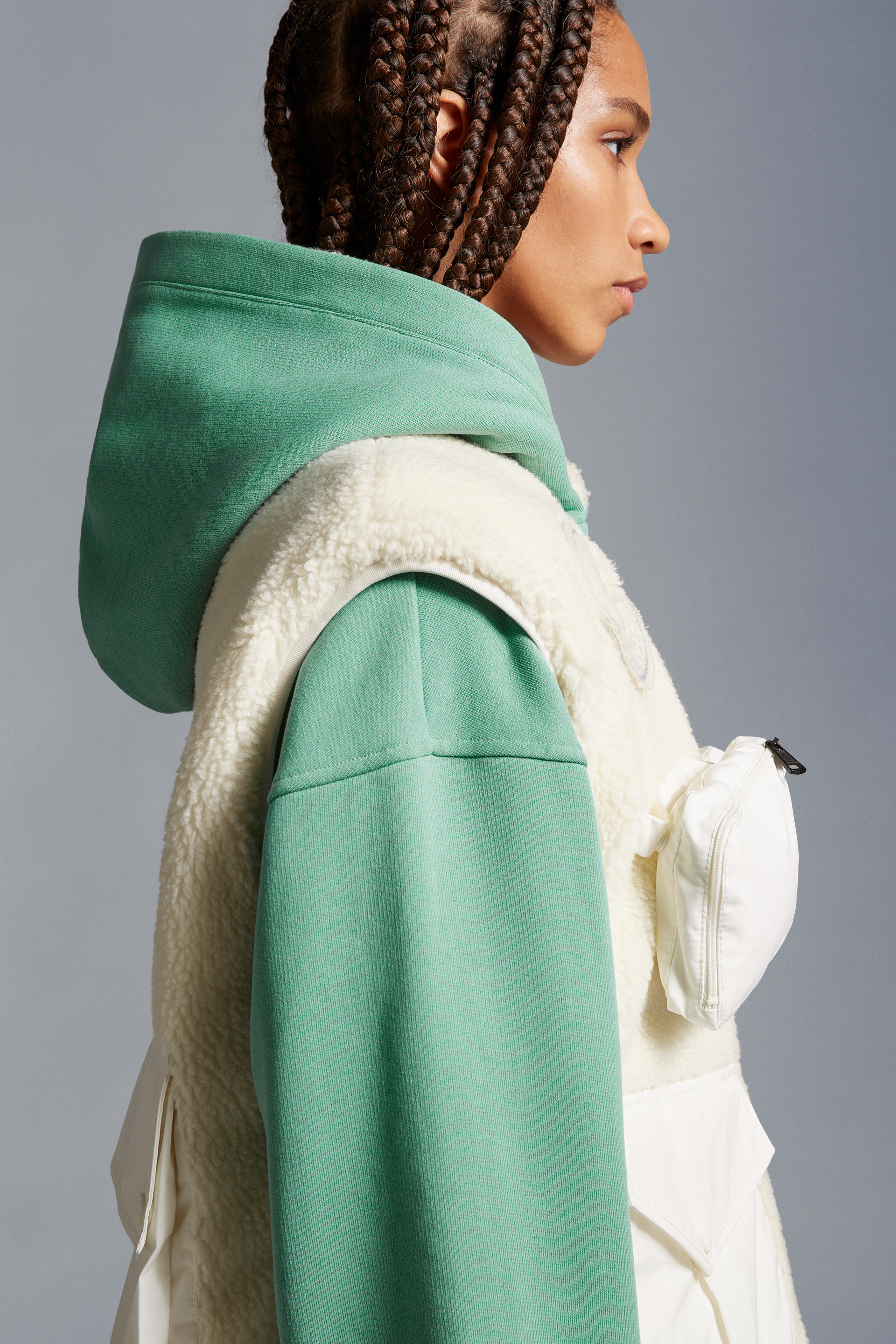 Padded Teddy Cardigan