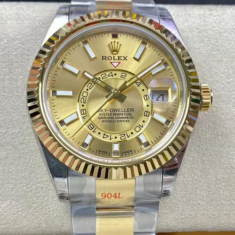 Super Clone Rolex 1:1 Sky-Dweller 9001 Movement  M326933-0001 Watch