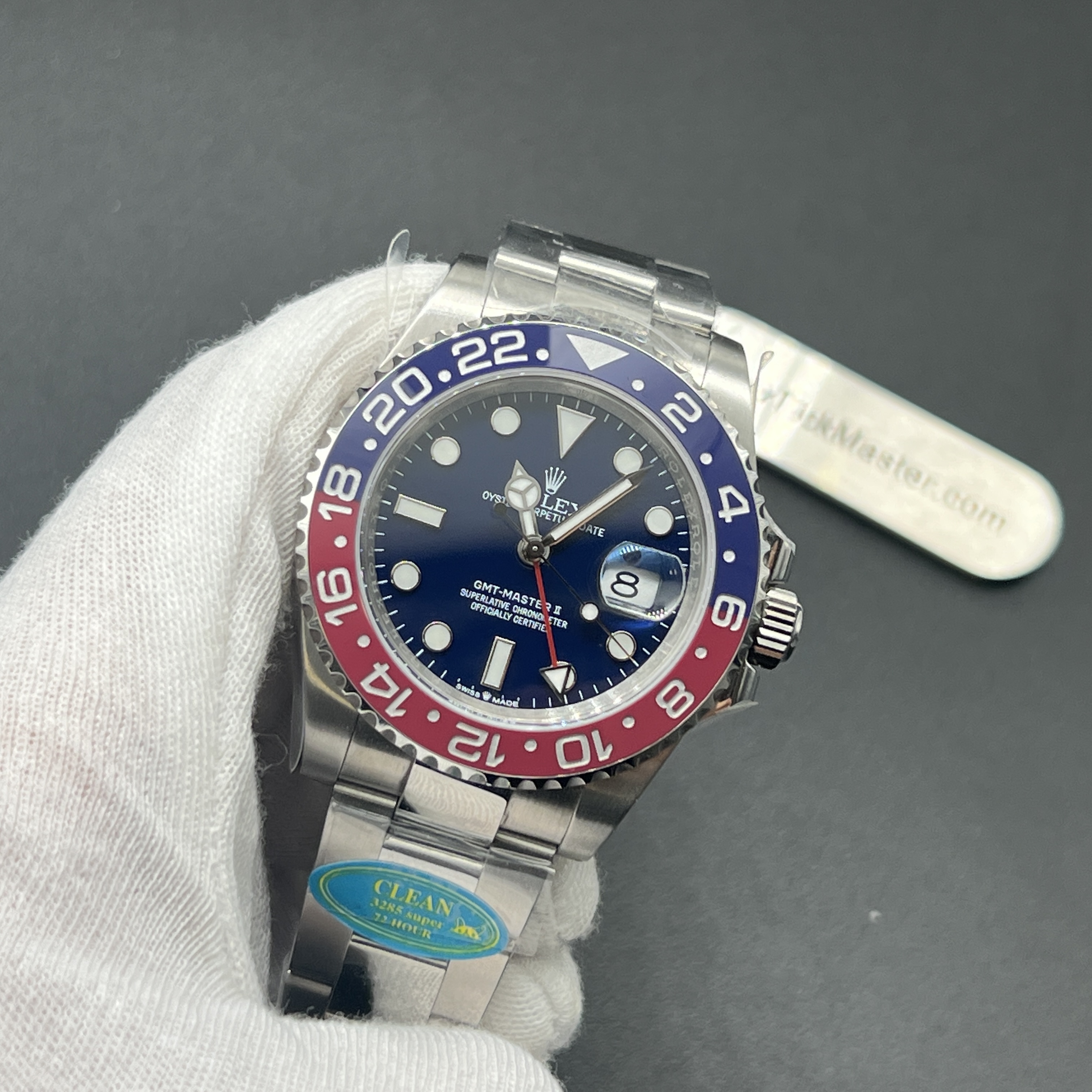 Super Clone Rolex 1:1 GMT Master  m126719blro-0003 3285 Movement Watches