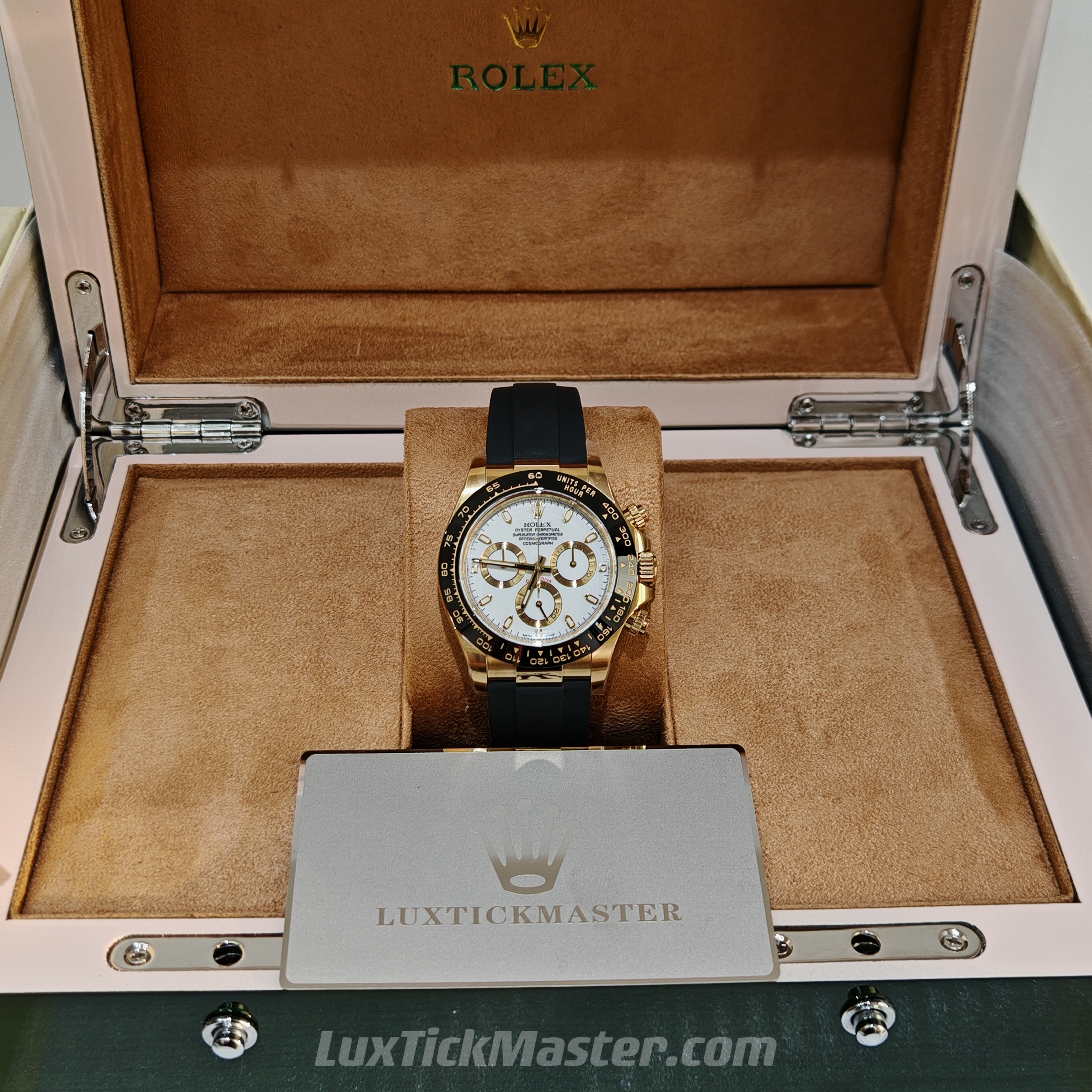 Rolex Super Clone Watches 1:1 Daytona M116518LN-0041 4130 Movement