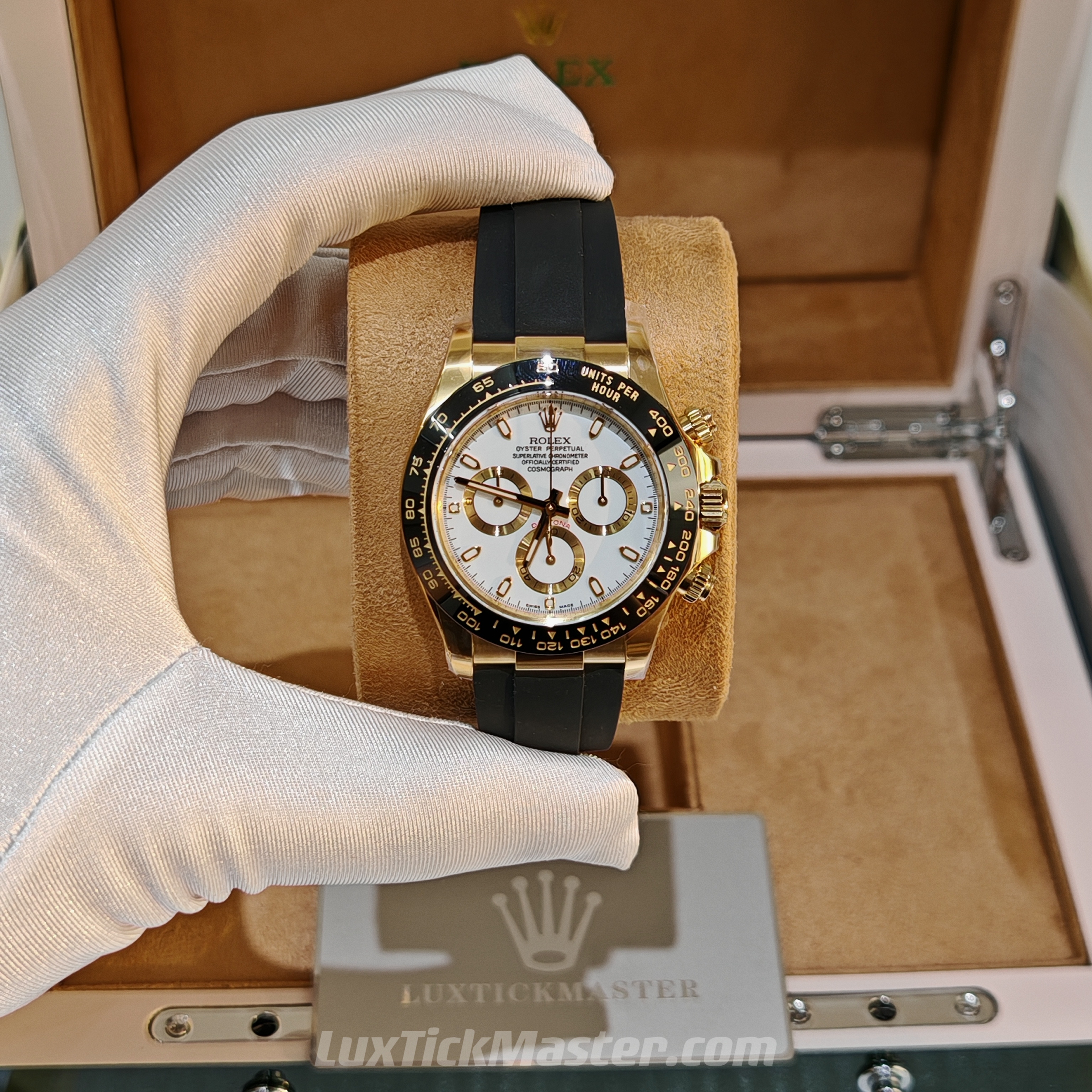 Rolex Super Clone Watches 1:1 Daytona M116518LN-0041 4130 Movement