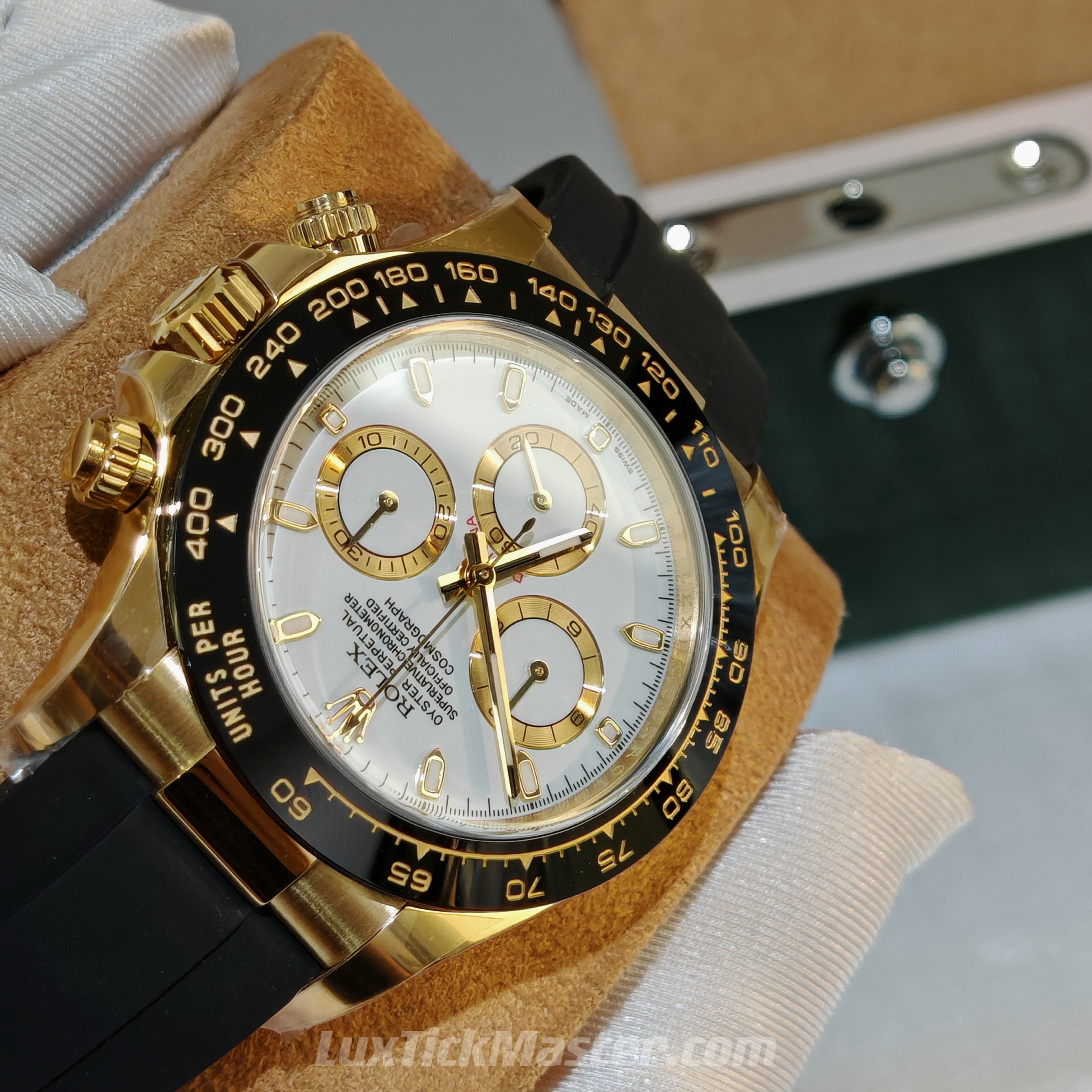 Rolex Super Clone Watches 1:1 Daytona M116518LN-0041 4130 Movement