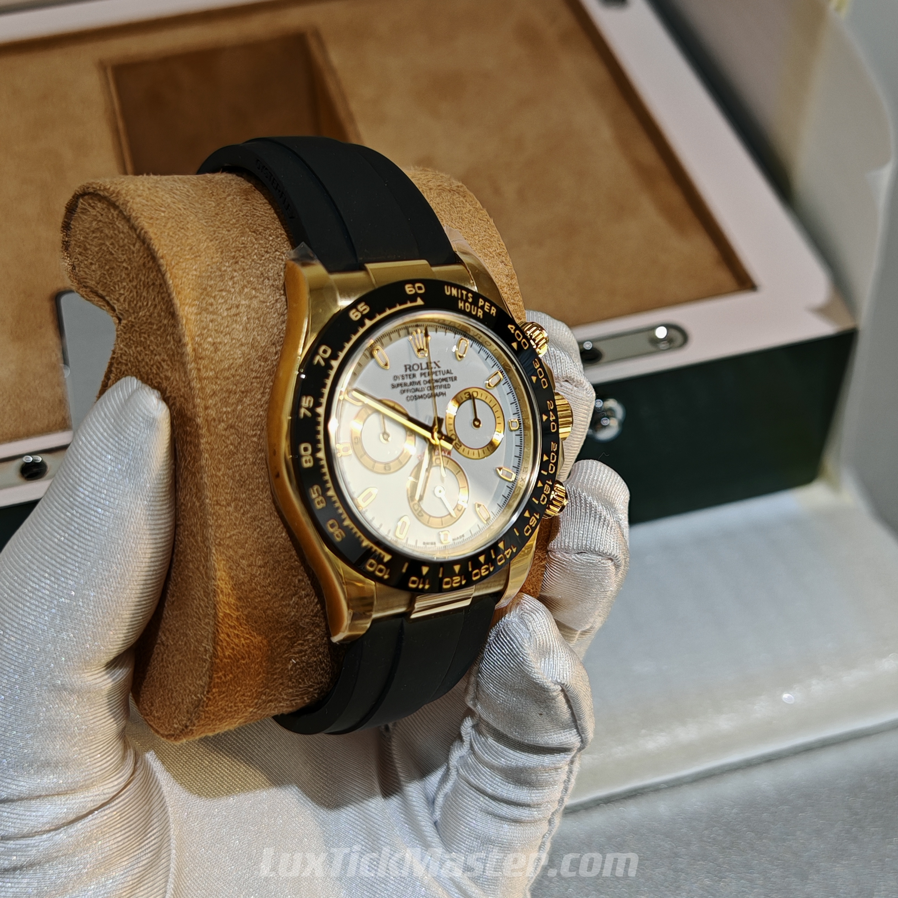 Rolex Super Clone Watches 1:1 Daytona M116518LN-0041 4130 Movement