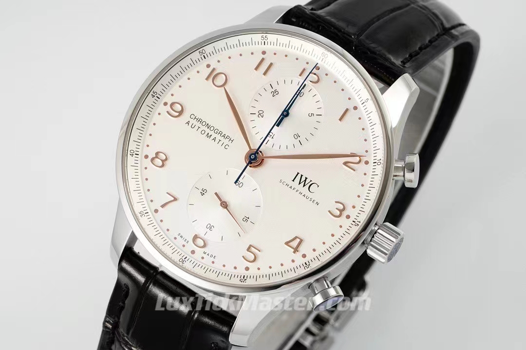 IWC 1:1 Super Clone Portuguese series IW371401 (Portuguese gold needle)