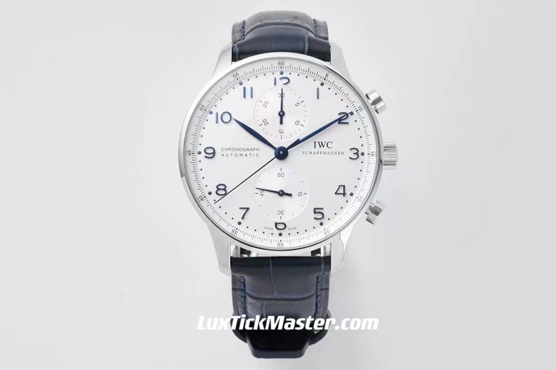 IWC 1:1 Super Clone Portuguese series IW371446 (Portuguese blue needle)