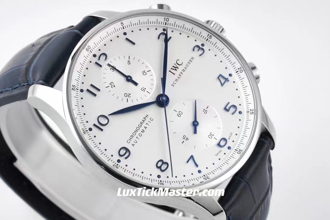 IWC 1:1 Super Clone Portuguese series IW371446 (Portuguese blue needle)