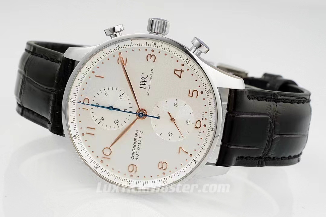 IWC 1:1 Super Clone Portuguese series IW371401 (Portuguese gold needle)
