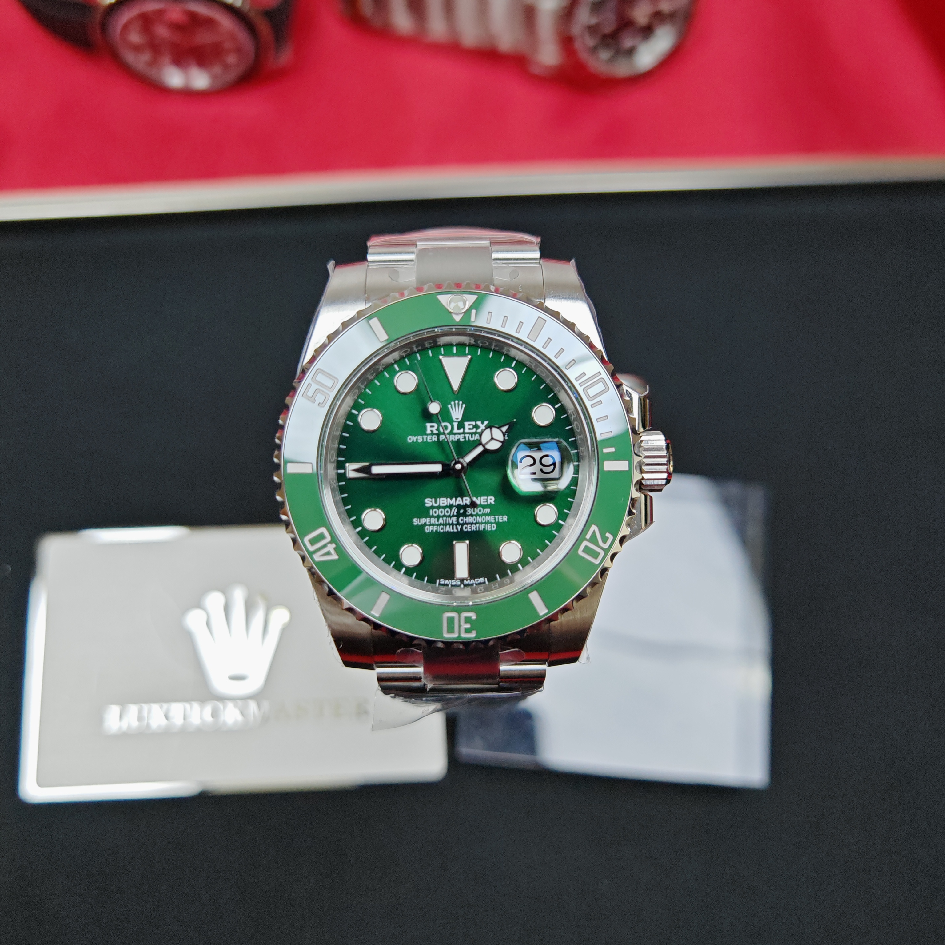 Rolex Submariner Hulk 116610LV Green Dial 40mm Super Clone