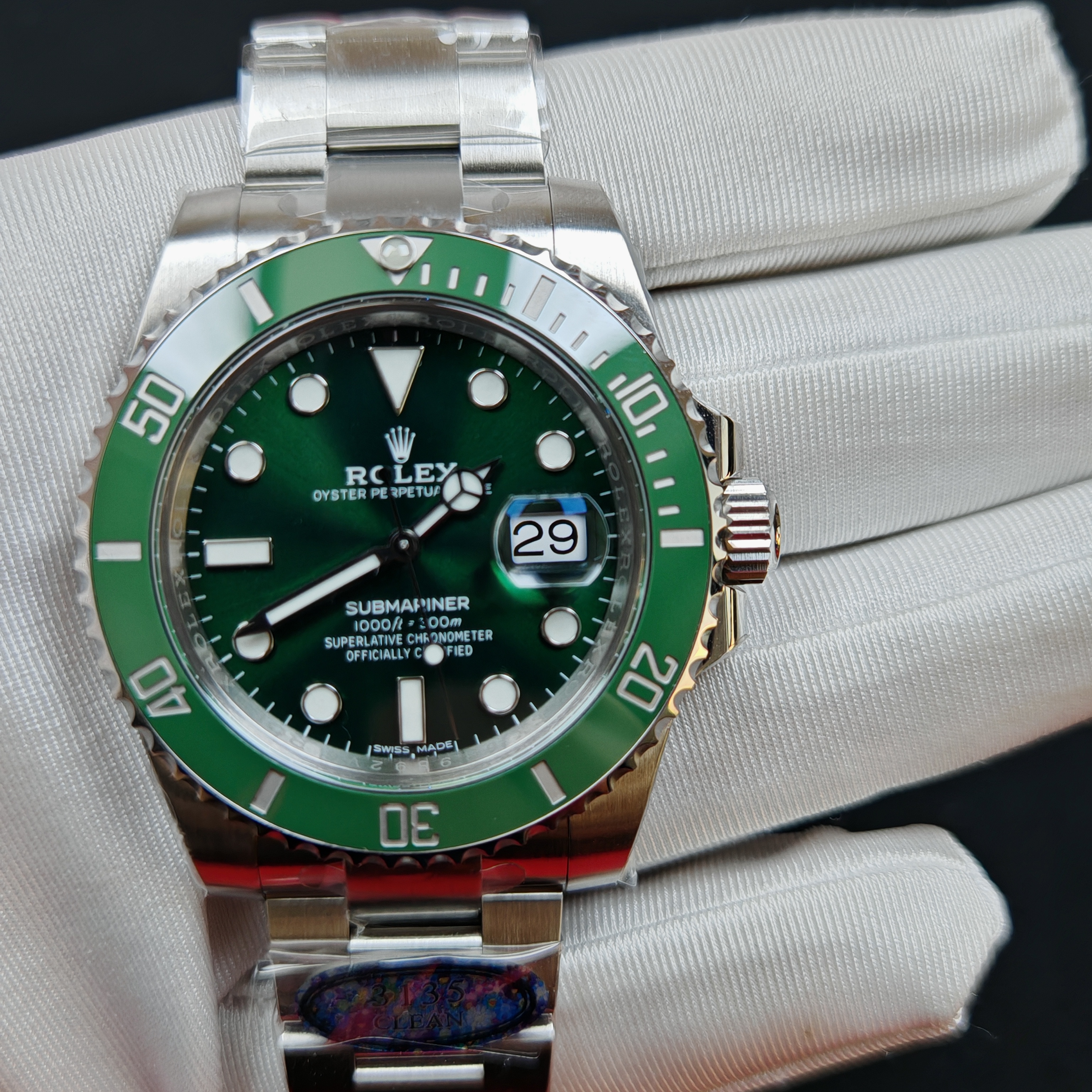 Rolex Submariner Hulk 116610LV Green Dial 40mm Super Clone