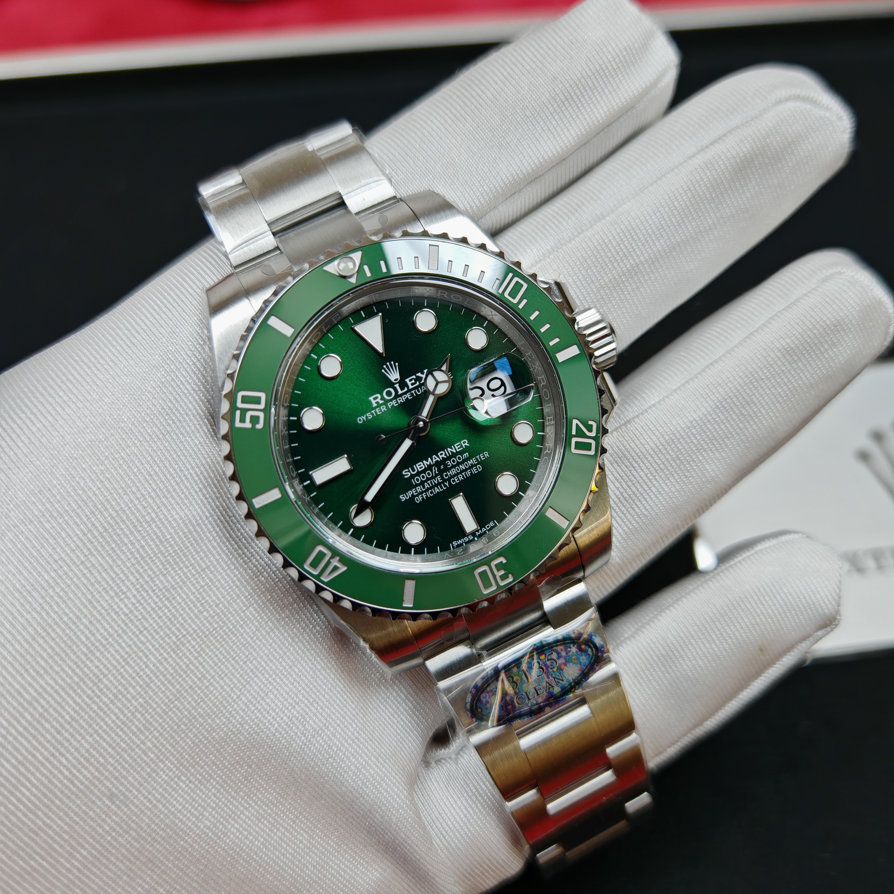 Rolex Submariner Hulk 116610LV Green Dial 40mm Super Clone