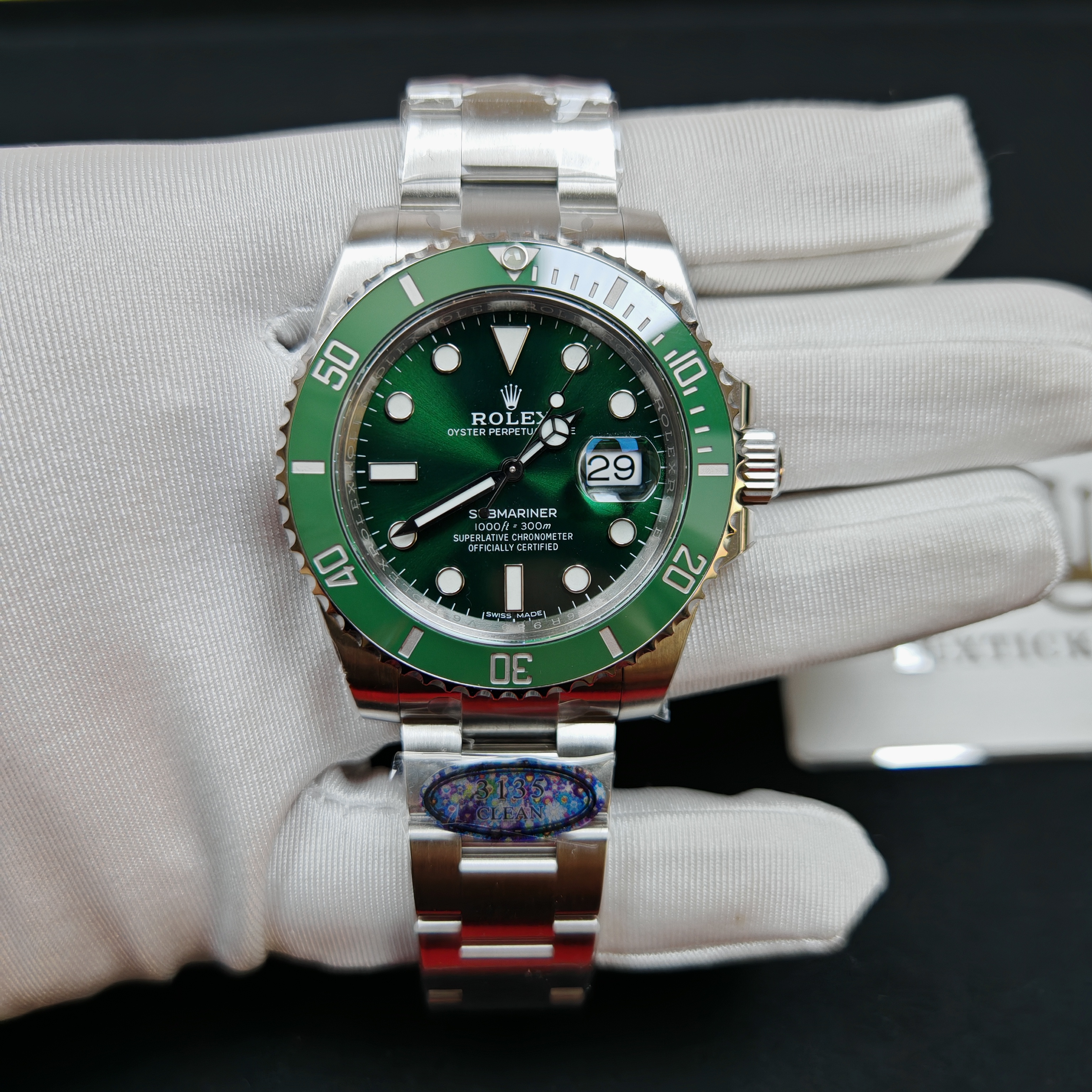 Rolex Submariner Hulk 116610LV Green Dial 40mm Super Clone